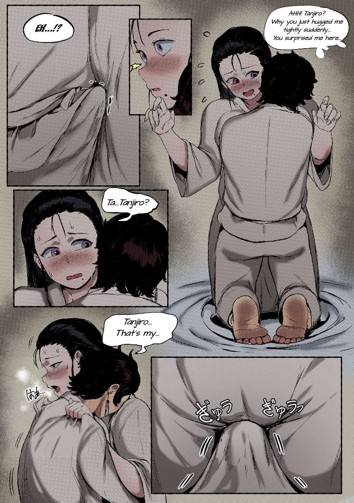 [Tobe] Haha to Watashi (ge) | Mother and I (Second Part) (Kimetsu no Yaiba) [English] [Uncle Bane] (Colorized)