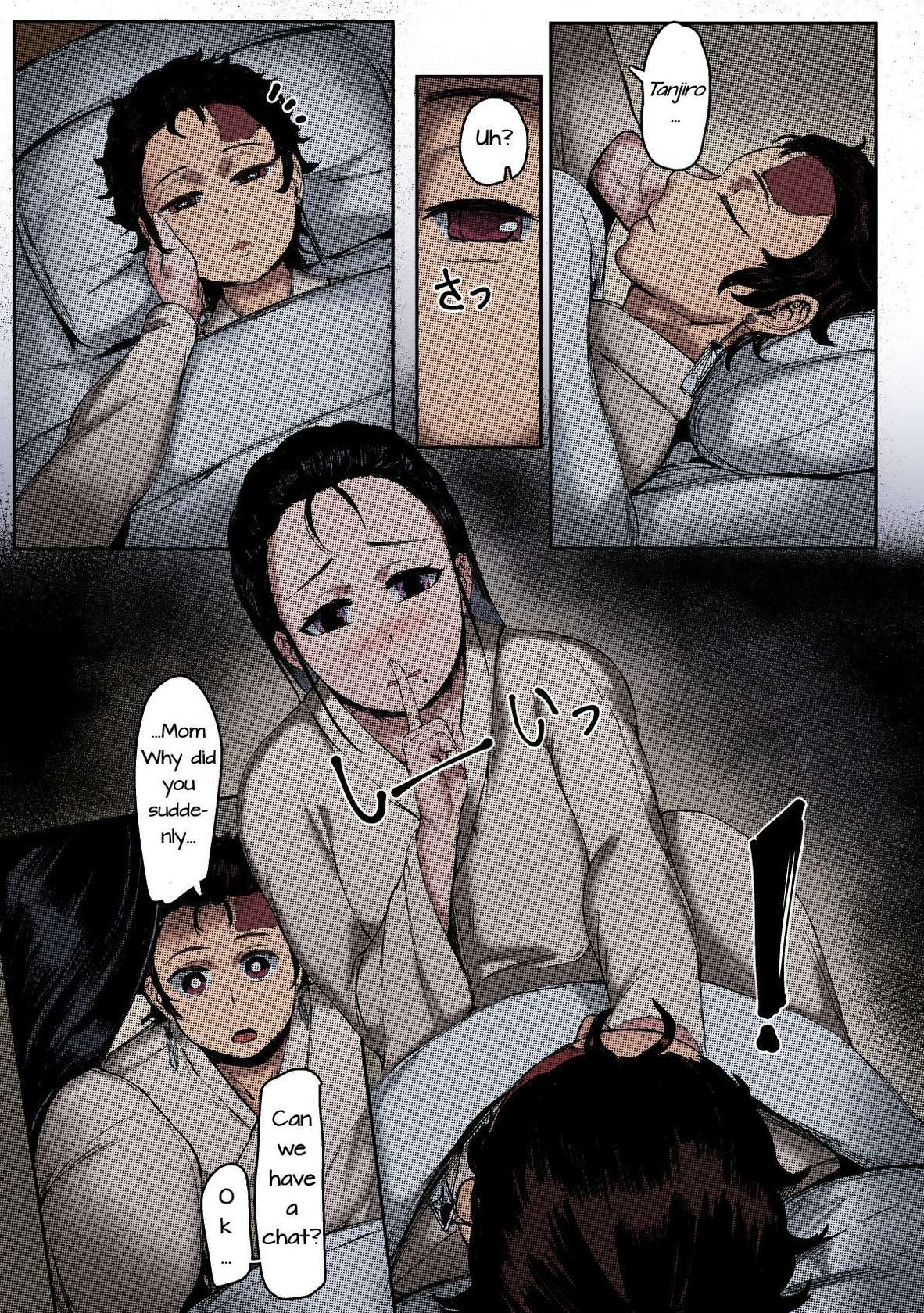 [Tobe] Haha to Watashi (ge) | Mother and I (Second Part) (Kimetsu no Yaiba) [English] [Uncle Bane] (Colorized)