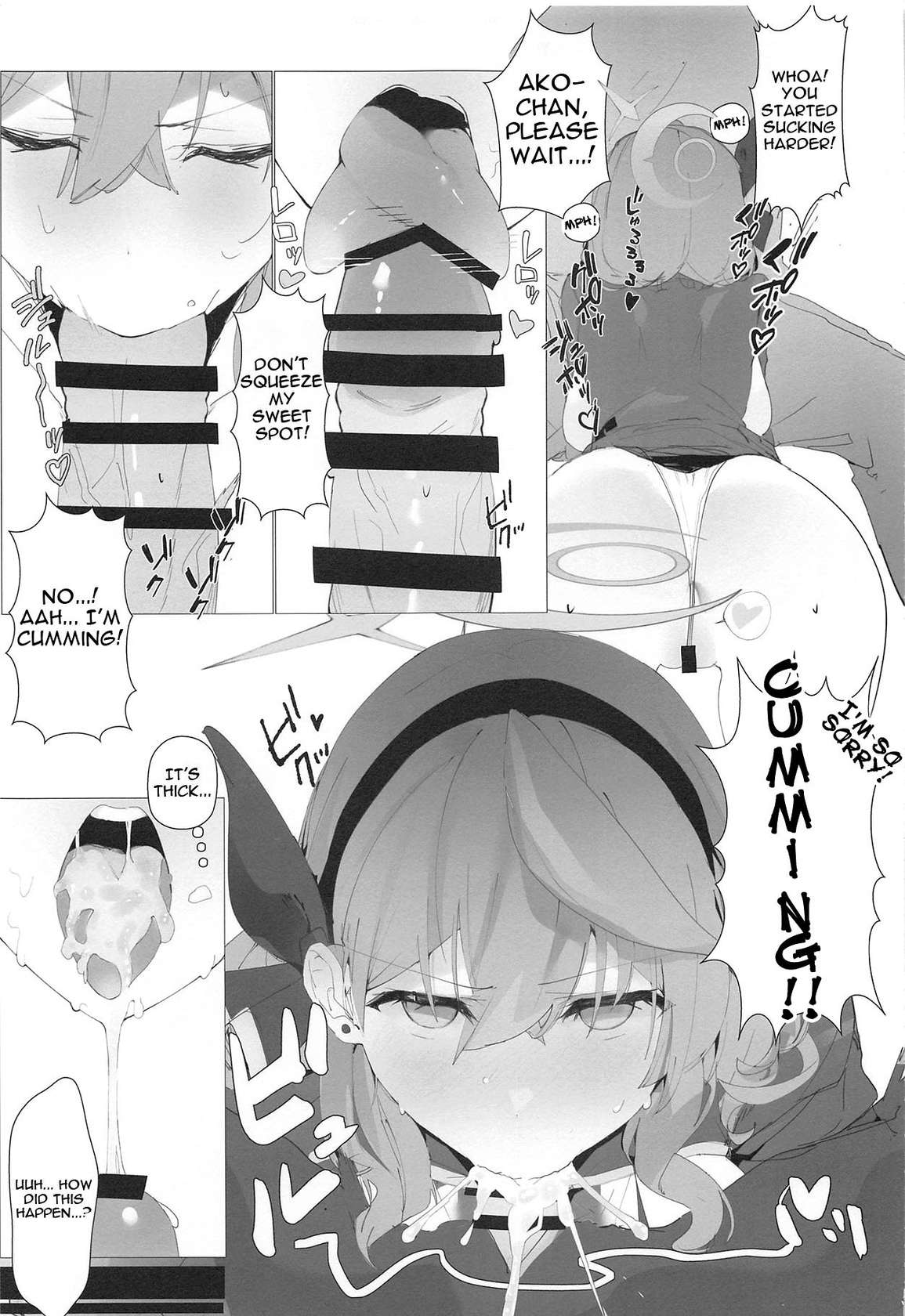 (C101) [Kuriimo Souda (Kuriimo Pie)] Byuru A-Kan Iku! | Splurt~ No, I'm Cumming! (Blue Archive) [English] {Doujins.com}