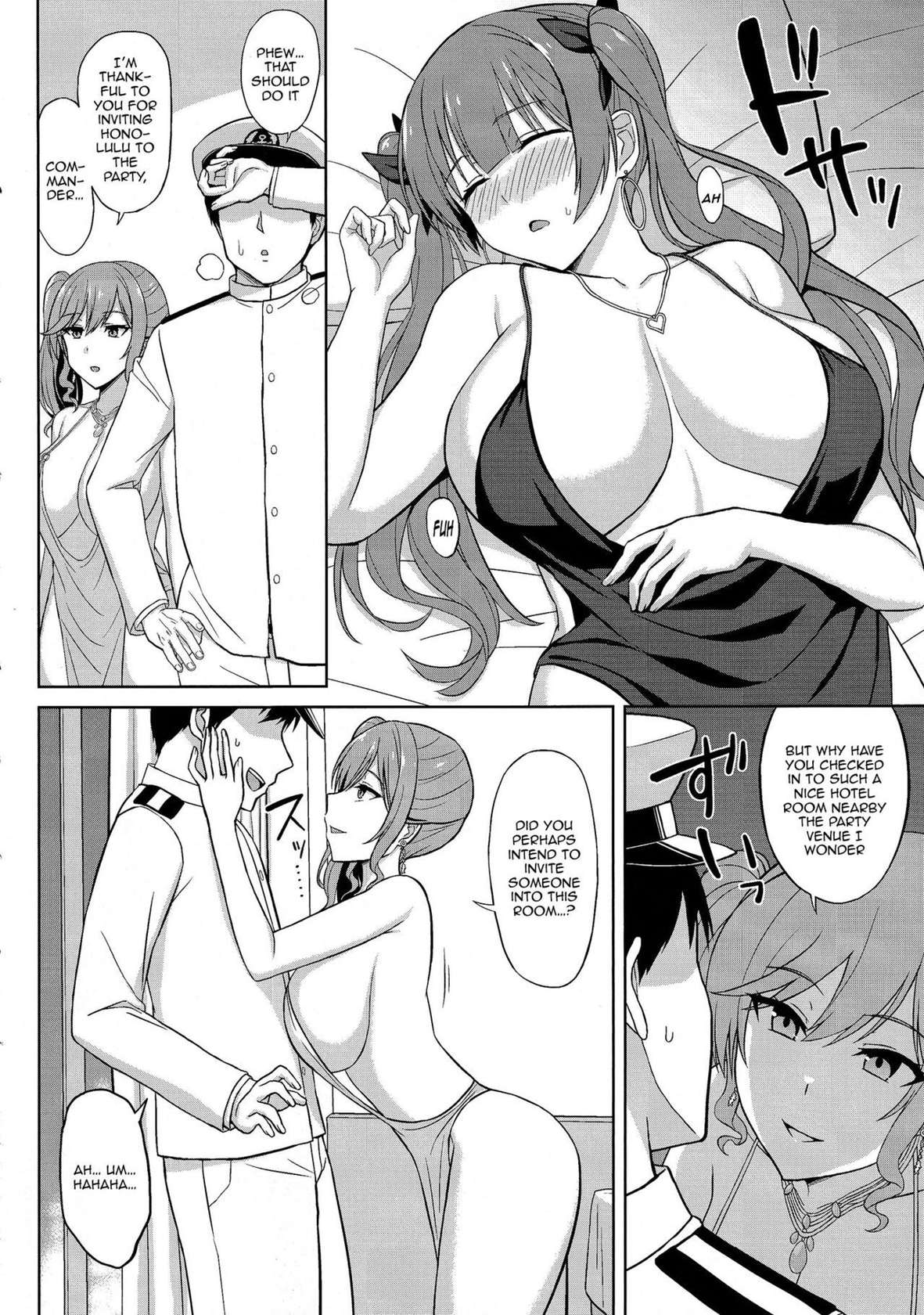 (C101) [Kaki no Tane (Summer)] Shinya no Union Party | The Late Night Union Party (Azur Lane) [English] {Doujins.com}