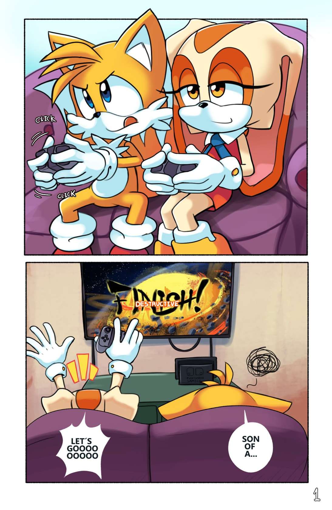 [Ichduhernz] Tails' Gamer Moment (Sonic The Hedgehog) [English]