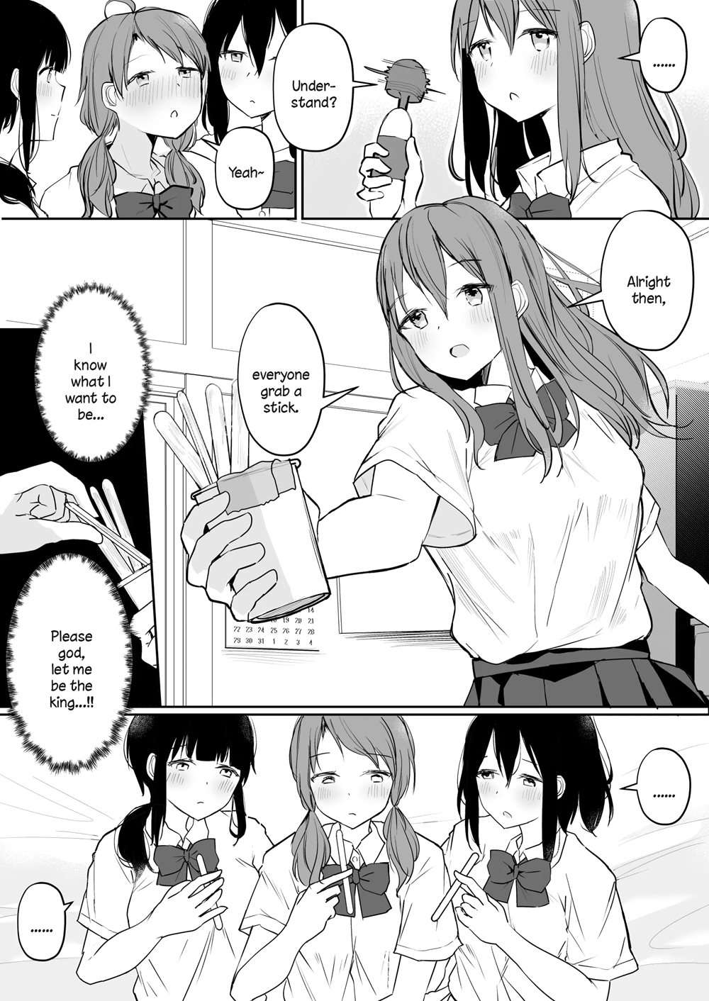 Yuri Zuki Joshi Ga Nandemoari No Ousama Game Yatta Kekka... [Oneshot]