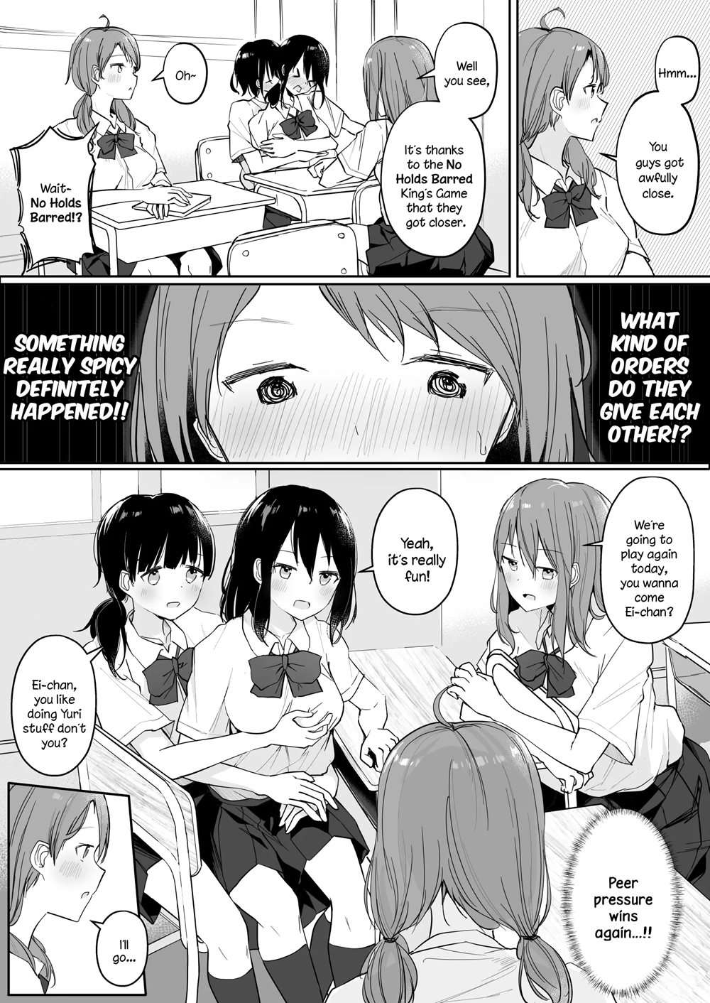 Yuri Zuki Joshi Ga Nandemoari No Ousama Game Yatta Kekka... [Oneshot]