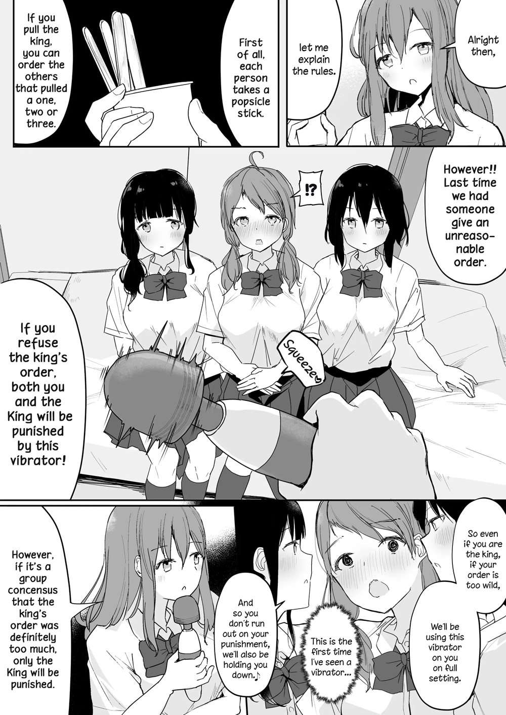 Yuri Zuki Joshi Ga Nandemoari No Ousama Game Yatta Kekka... [Oneshot]