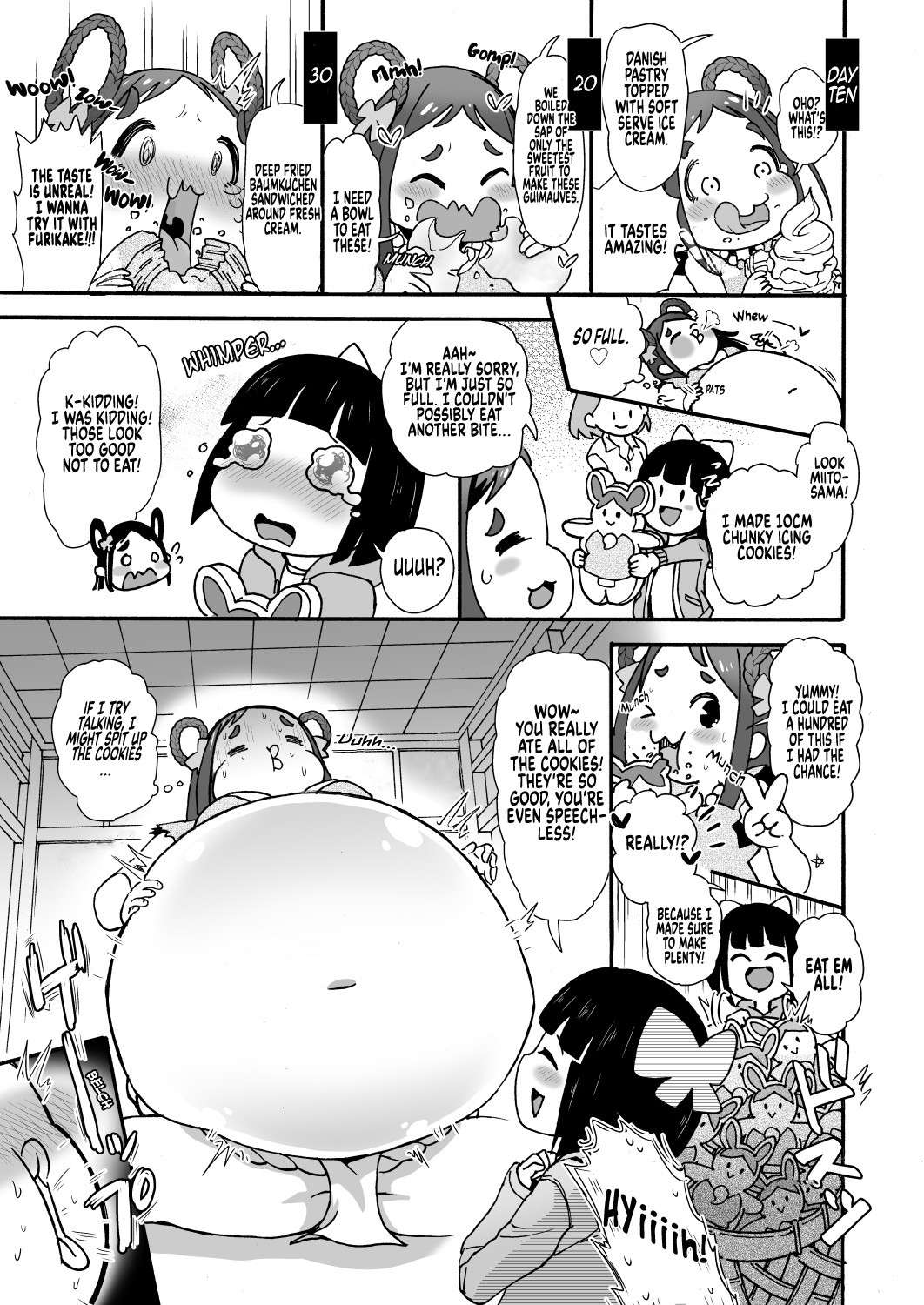 [PRBRheadphone(▲arakata)] Obese village shrine maiden Miito-chan | himanka mura miko no mixitochan  ～ 2 nin no futorimiko～ [English]