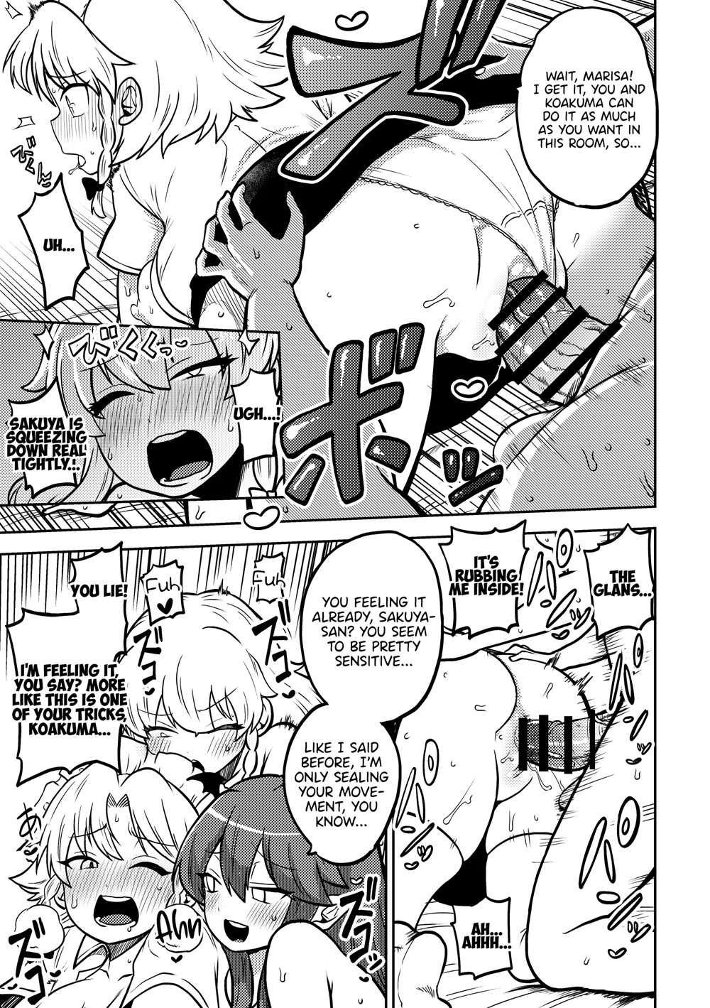 Zetsurin Marisa To Koakuma To Sakuya [Oneshot]