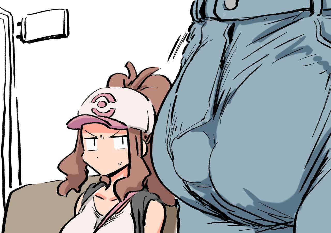 [Woomochichi] Hilda and big dick man (Pokemon)