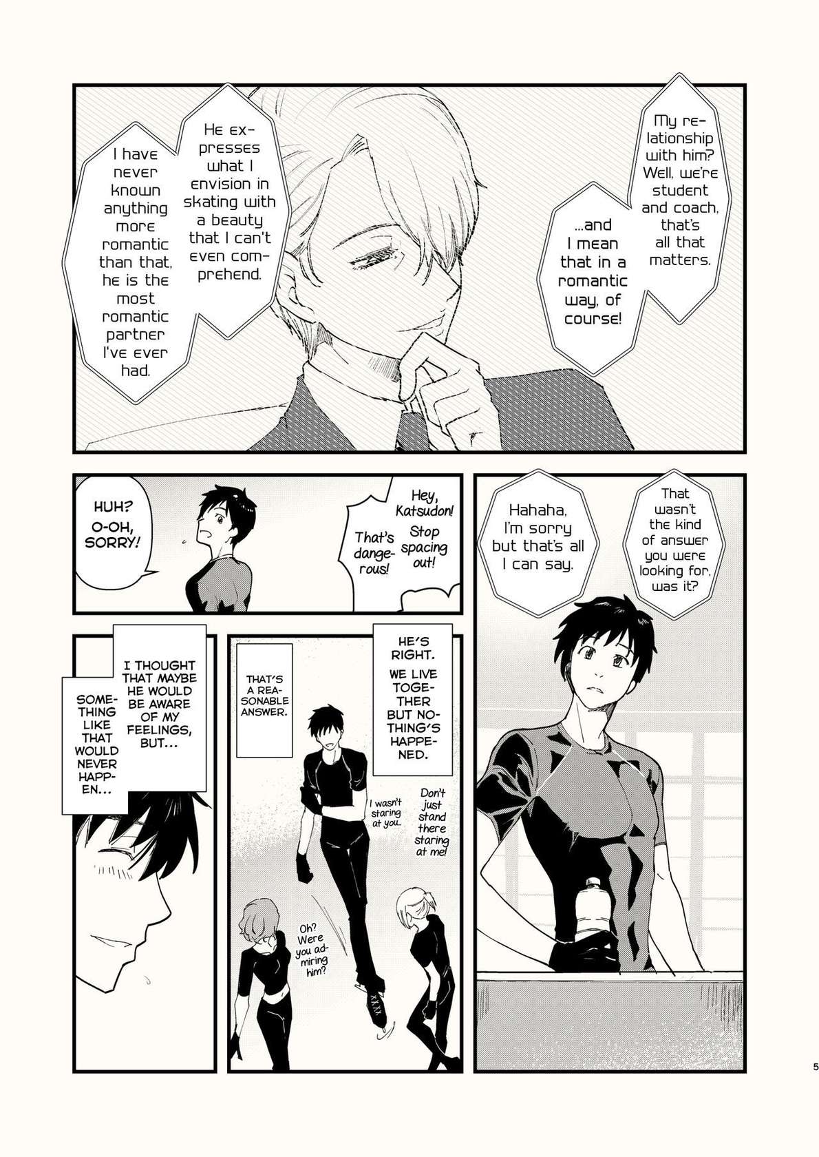 [Fiance Tank (Matsue)] Kuraku naru made, Matte. (Yuri!!! on ICE) [English] [Yuuta's Blog] [Digital]