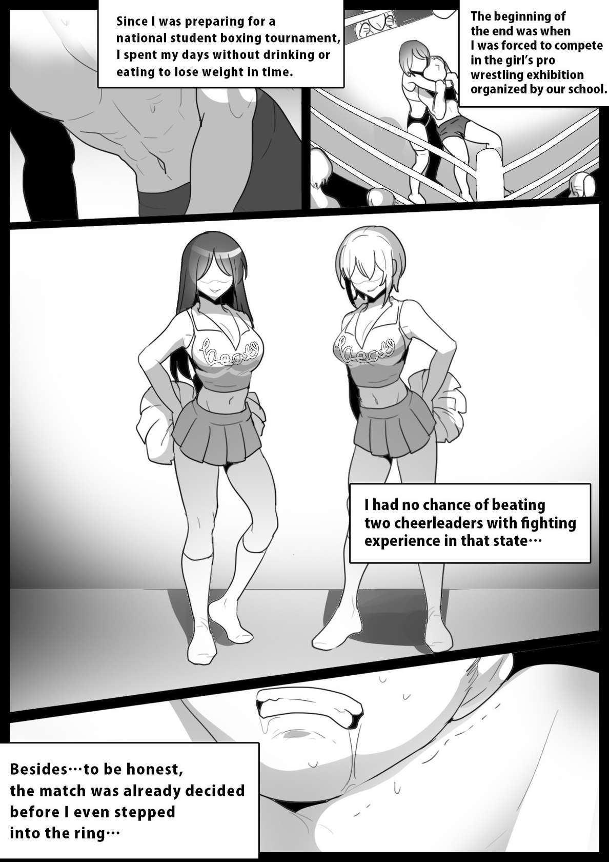 [The Nation of Head Scissors] Cheerleaders Corrupt Me Into Their Masochistic Sandbag [English]