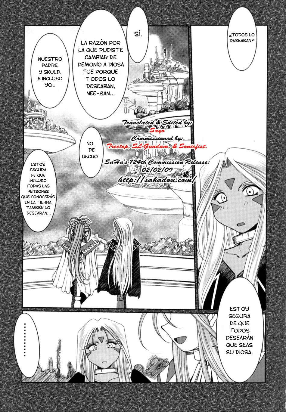 (C75) [CIRCLE OUTERWORLD (Chiba Shuusaku)] Midgard <hagal> (Ah! My Goddess) [Spanish]