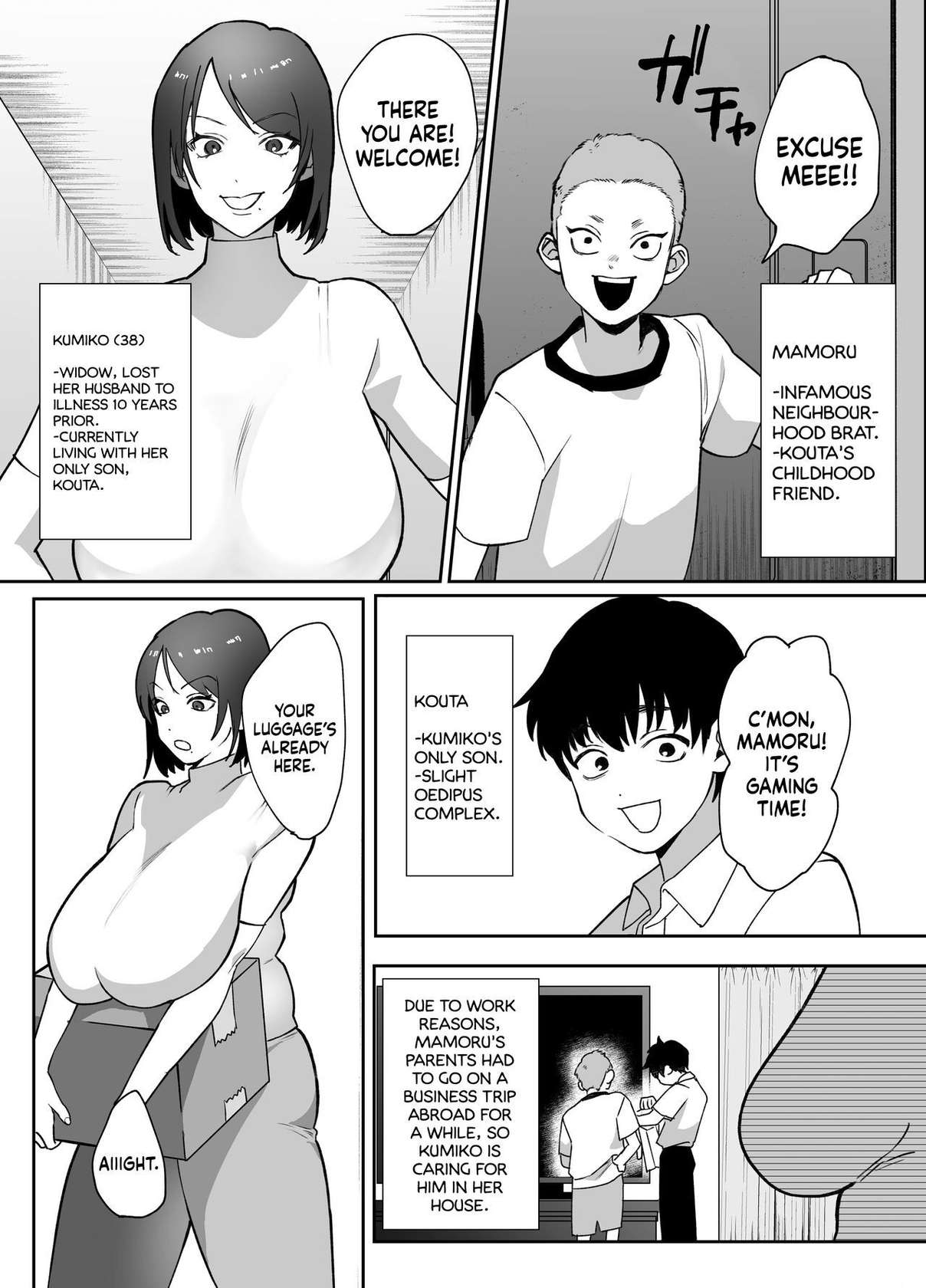 [Pyaropashimu] Kaa-san ga Tomodachi to Sex Shiteita Ken | The Story Of How My Friend Had Sex With My Mother [English] [Navajodo]