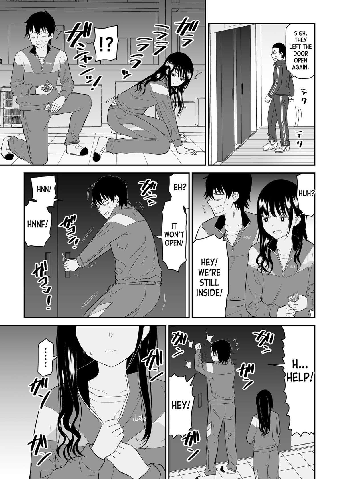 [Niji-Teru] Toraware no Taiiku Souko de Cool-Dere JK to Kusuguri H! [English] [desudesu]