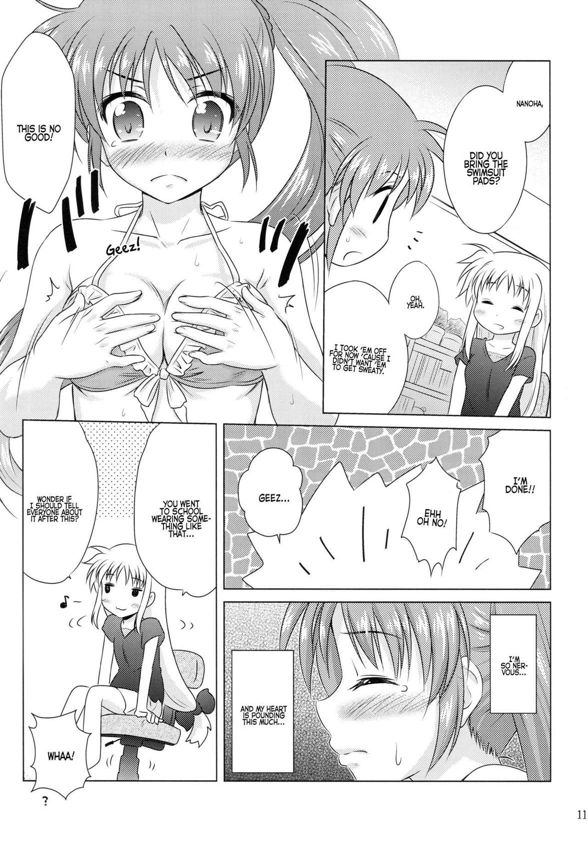 (C91) [SimpleClass (Shinozuki Kou)] Natsu no Hi. 3 ~Pool e Ikou! no Maki~ (Mahou Shoujo Lyrical Nanoha) [English] [Hikari no Kaze]