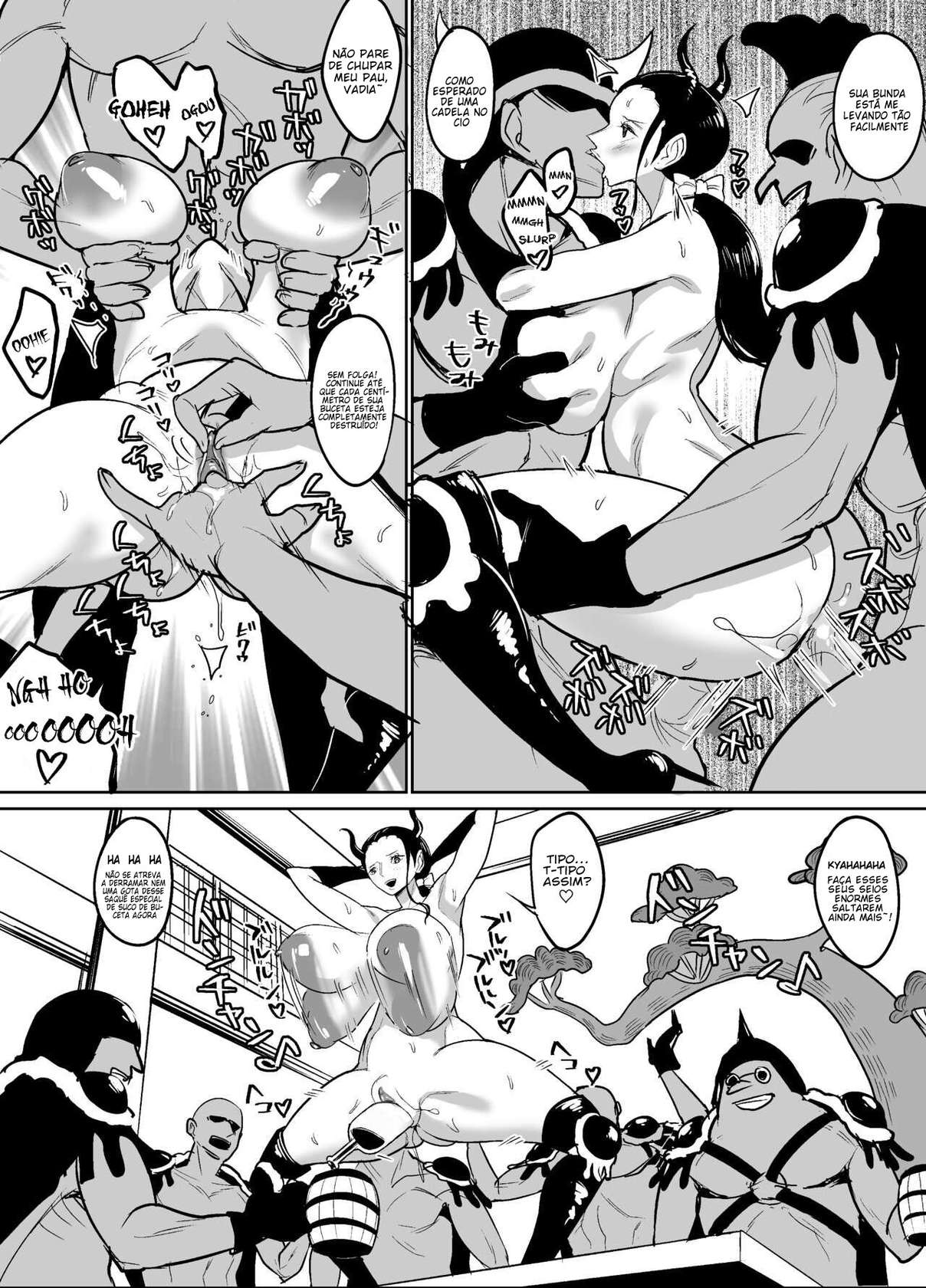 [Hamiltan] Onigashima Sennyuu Hen | Onigashima Infiltration (One Piece) [Portuguese-BR] [Decensored]