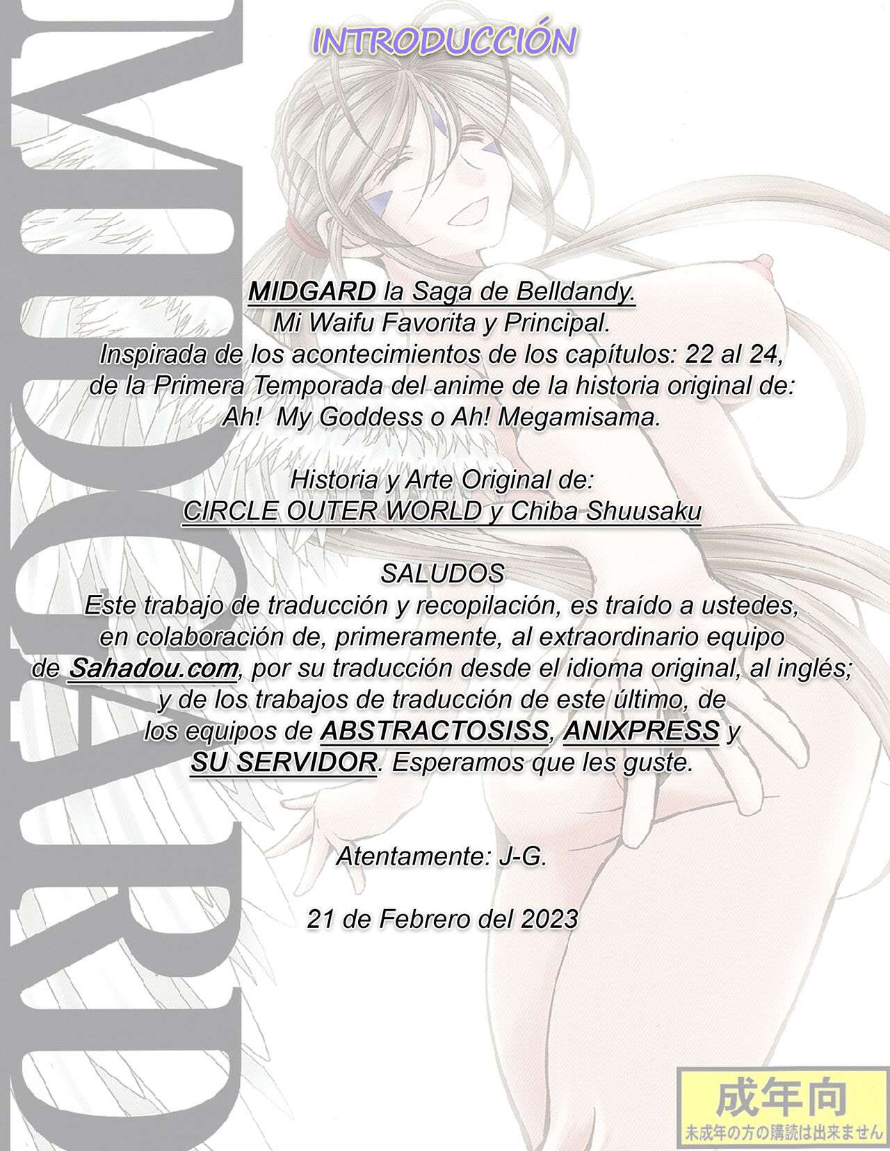 [CIRCLE OUTER WORLD (Chiba Shuusaku)] MIDGARD - LA SAGA (COMPLETA) DE BELLDANDY (Ah! My Goddess) (Español)