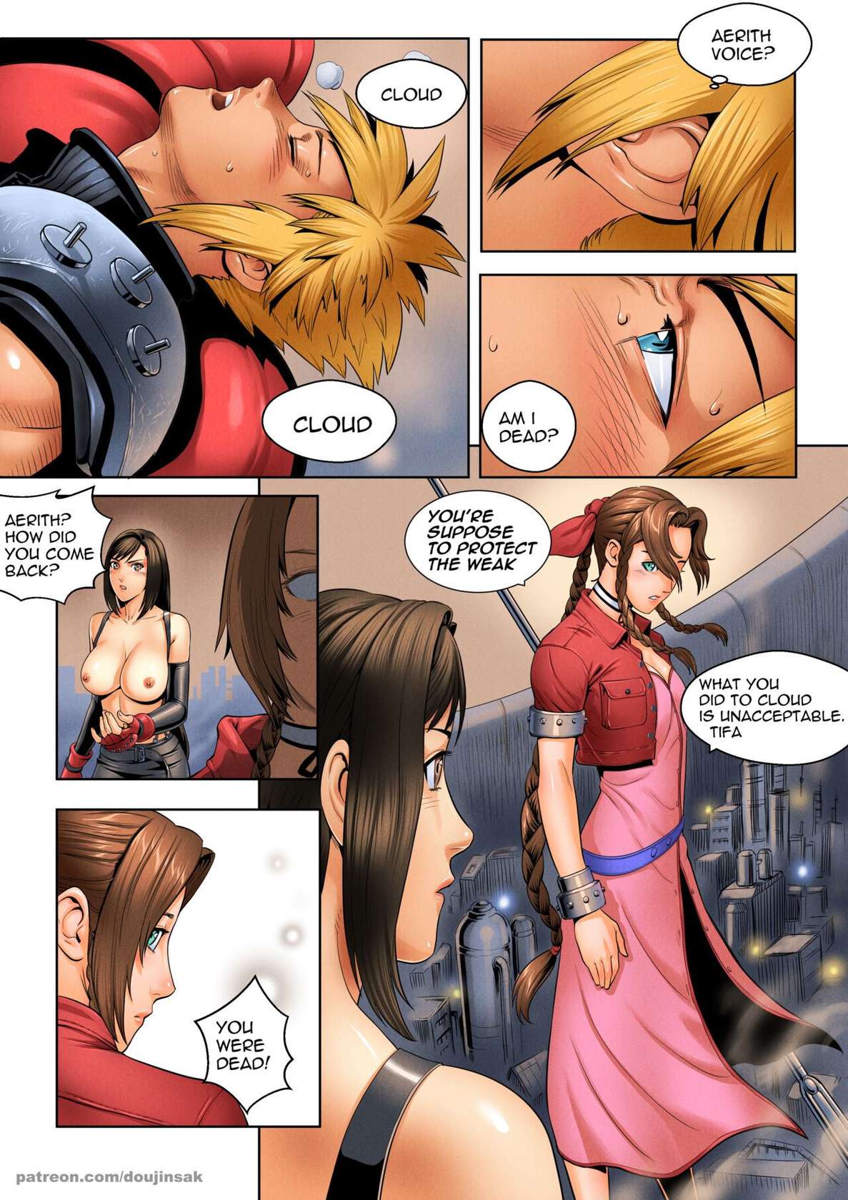 [Doujinsak] Giantess Fantasia 2 (Final Fantasy VII)