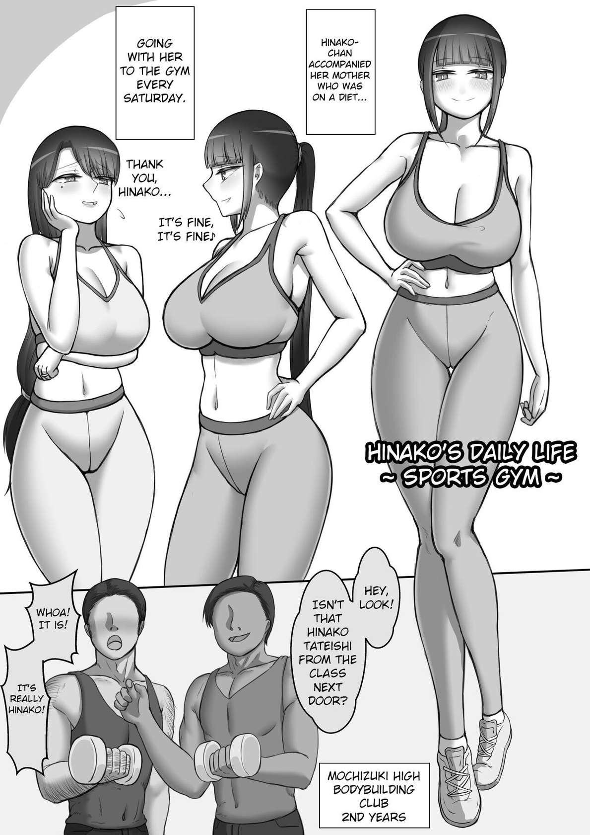 [Netorare no Tami] Hinako's Daily Life ~Sports Gym~ [English]