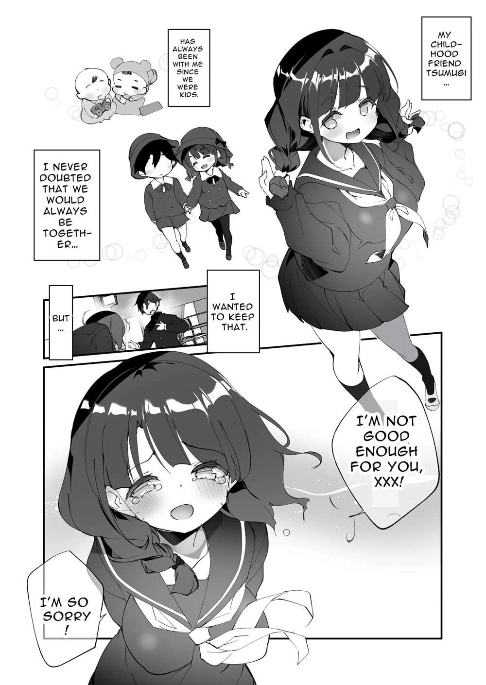 Hontou Ni Kimochi Ga Ii No Wa Kojirase Osananajimi To No Uwakix [Oneshot]