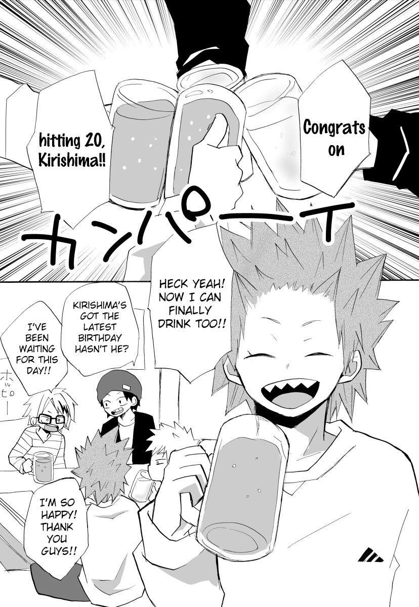 [Kuzumochi] A Tale of Kirishima's 20th Birthday Drinking Shenanigans (Boku no Hero Academia) [English] [nekoumancer]