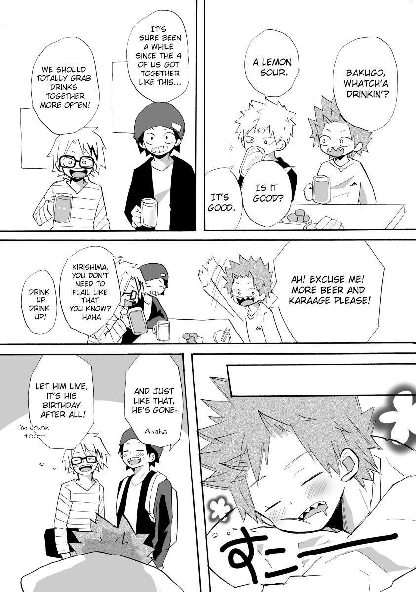 [Kuzumochi] A Tale of Kirishima's 20th Birthday Drinking Shenanigans (Boku no Hero Academia) [English] [nekoumancer]