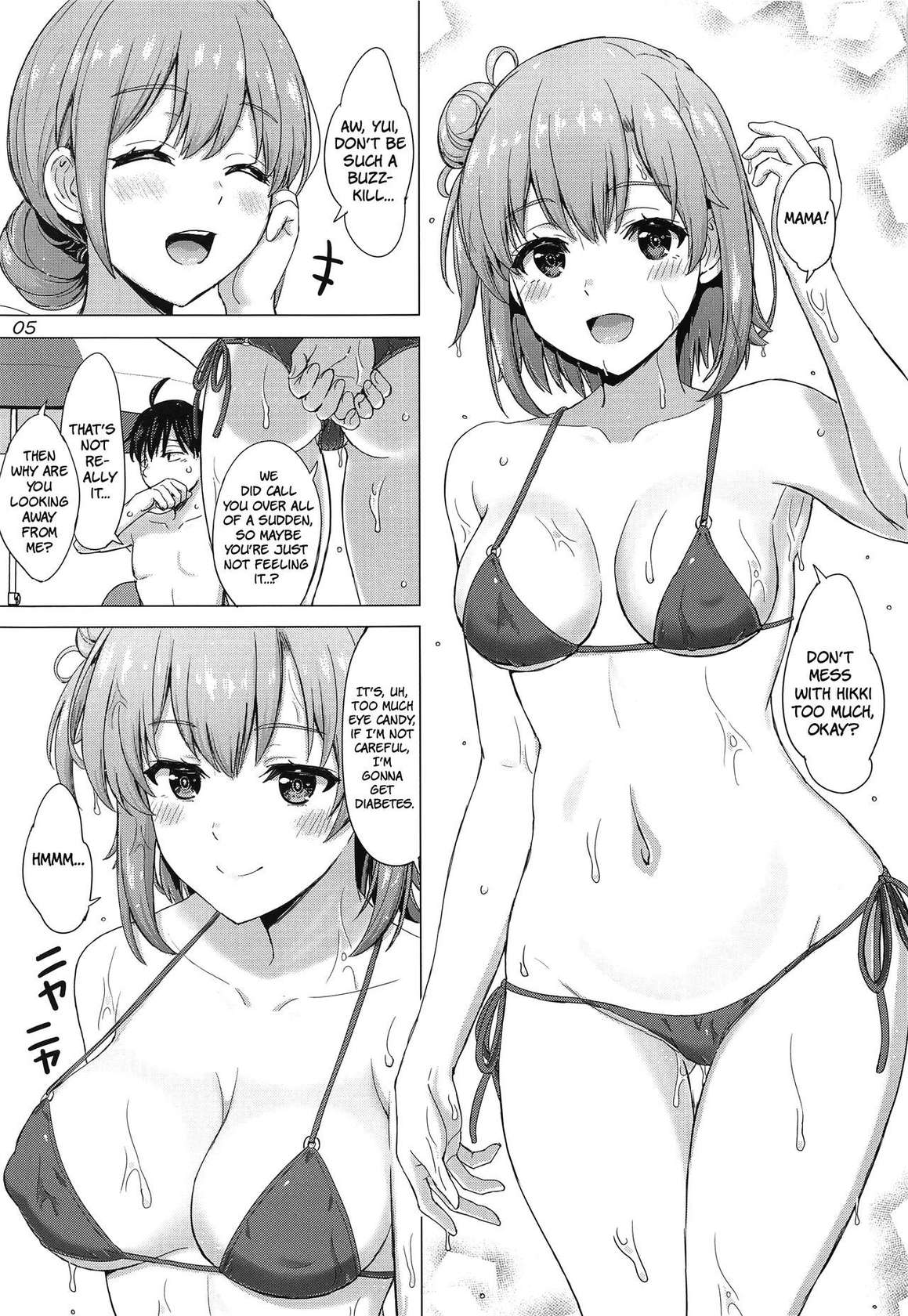 [studio A (Inanaki Shiki)] Jounetsuteki na Natsu no Resort o Yuigahama Oyako to. | A Passionate Summer Resort with the Yuigahamas. (Yahari Ore no Seishun Love Come wa Machigatteiru.) [English] [The People With No Name] [2022-11-05]