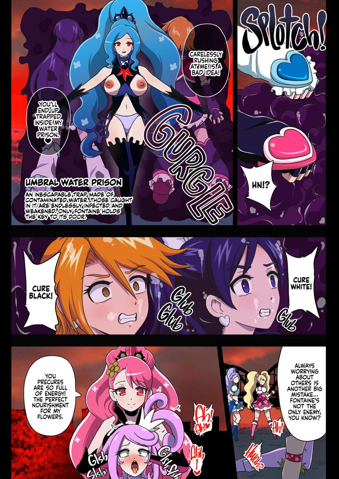 [Akuochisukii Kyoushitsu (Akuochisukii Sensei)] Kegasareta Seisen AFTERDARK | Defiled Water AFTERDARK (Healin' Good PreCure) [English] {2d-market.com} [Decensored] [Digital]