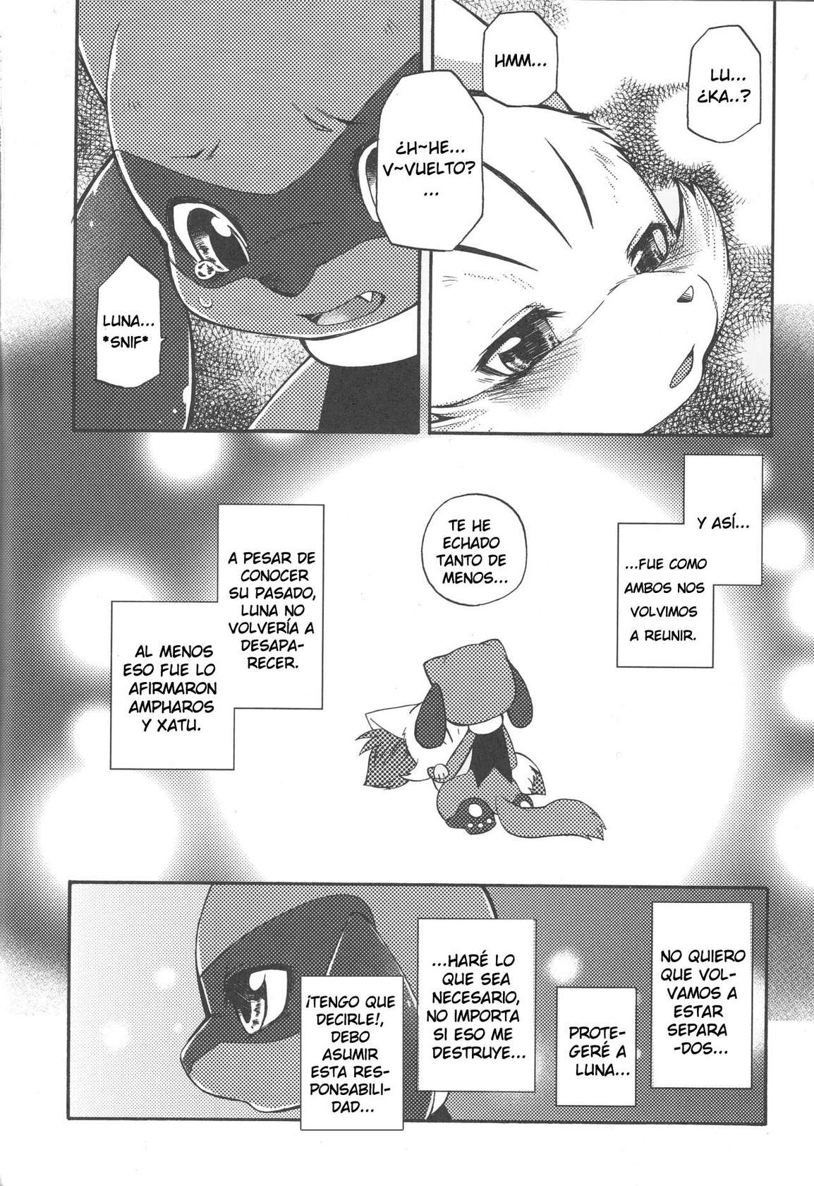 (C89) [Dogear (Inumimi Moeta)] Korekara wa Zutto Issho | From Now On, We'll Always Be Together (Pokémon Mystery Dungeon) [Spanish]