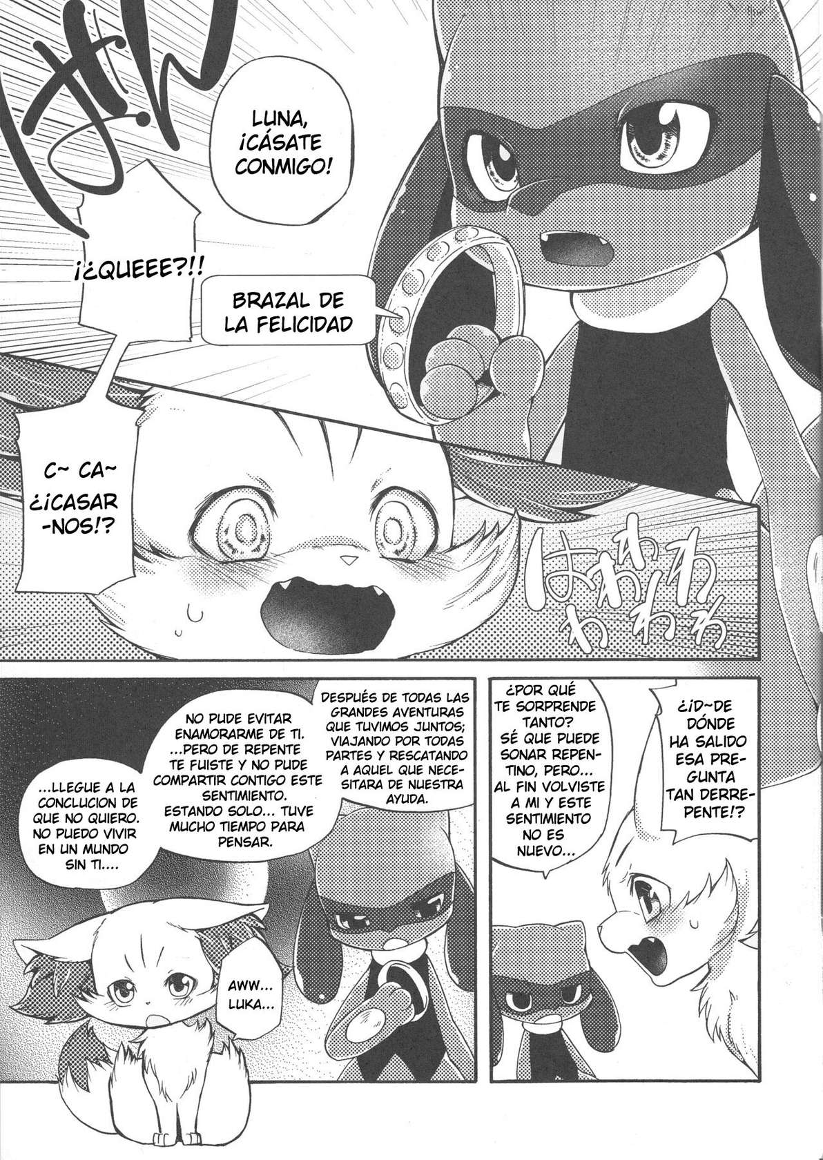 (C89) [Dogear (Inumimi Moeta)] Korekara wa Zutto Issho | From Now On, We'll Always Be Together (Pokémon Mystery Dungeon) [Spanish]