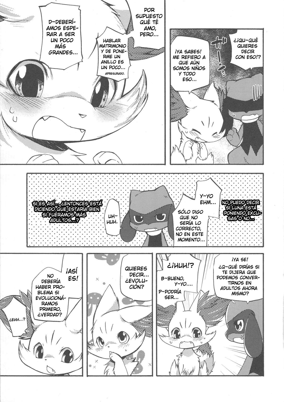 (C89) [Dogear (Inumimi Moeta)] Korekara wa Zutto Issho | From Now On, We'll Always Be Together (Pokémon Mystery Dungeon) [Spanish]