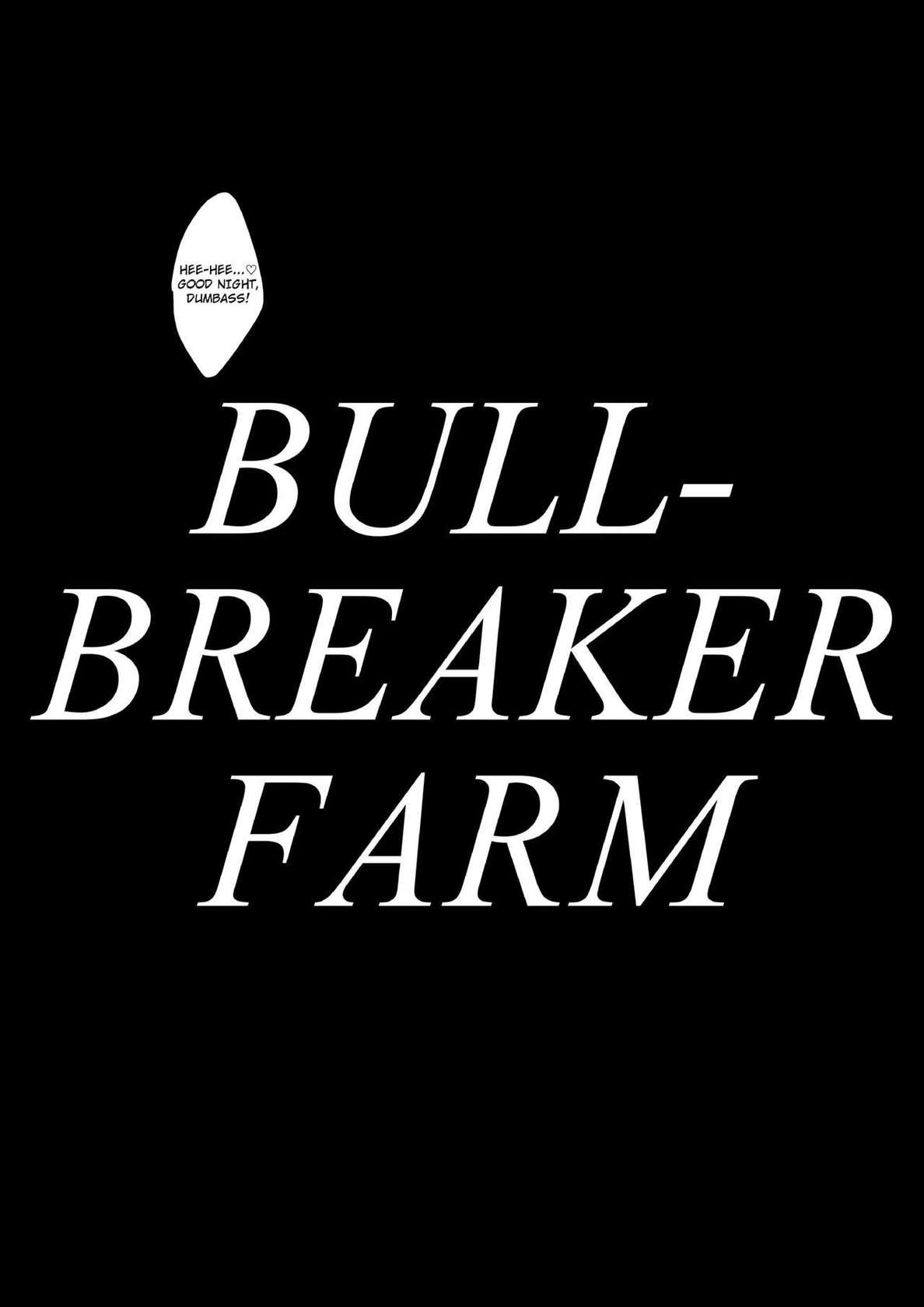 [Teenage Fanclub (Sakana Noko)] Oushi Choukyou Bokujou | Bull-Breaker Farm [English]