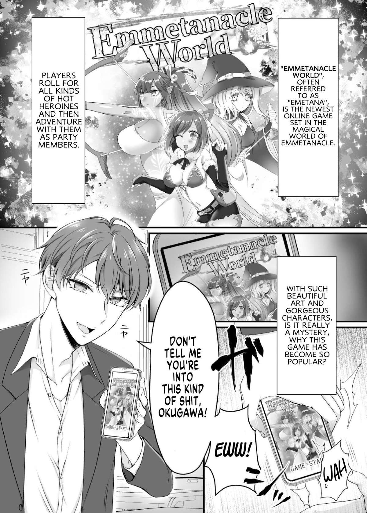 [Amuai Okashi Seisakusho (Moegi Oji-san, Namamugi)] Genjitsu Douki Gacha Nekura Otaku no Yome Chara ni Saserareta Ore | Reality-Synch Gacha How I got Turned Into The Waifu of a Gloomy Nerd [English] [SachiKing]