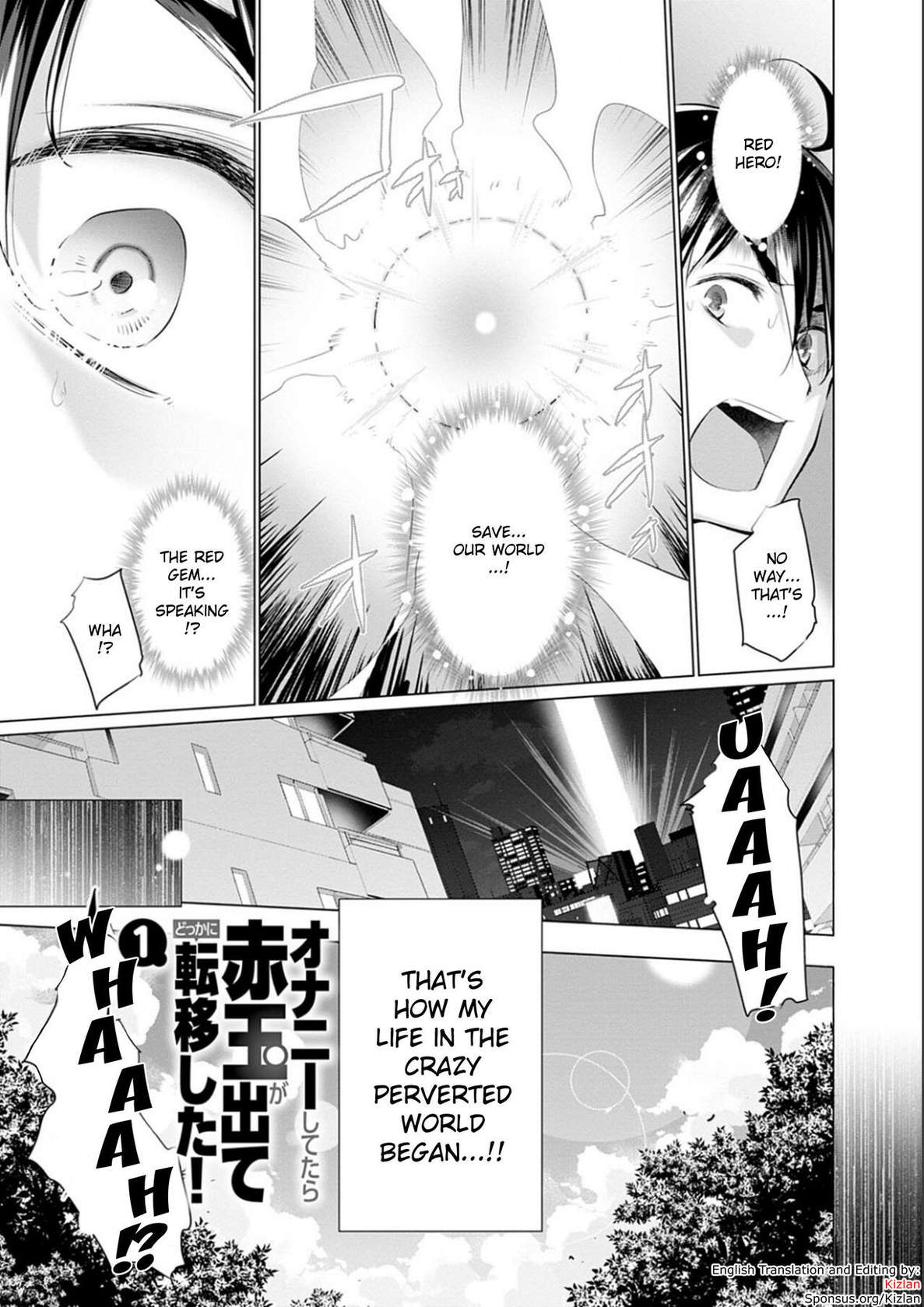 [Miyano Kintarou] While Jerking Off I Came a Red Gem and got Transported Ch. 1-3 (English) {Kizlan}