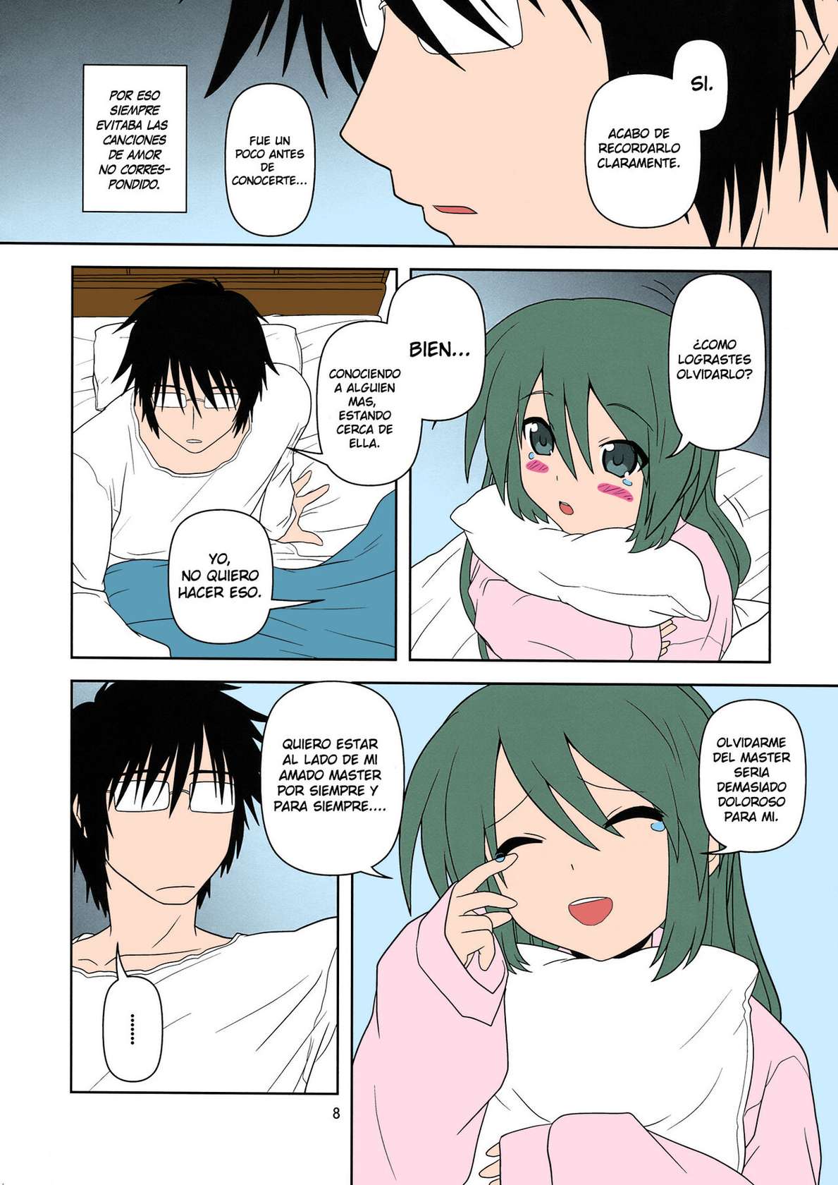 (COMIC1☆4) [Credit (Akikan)] Hatsu Mikku (VOCALOID) [Spanish] [Digital Lover Action Fansub] [Colorized]