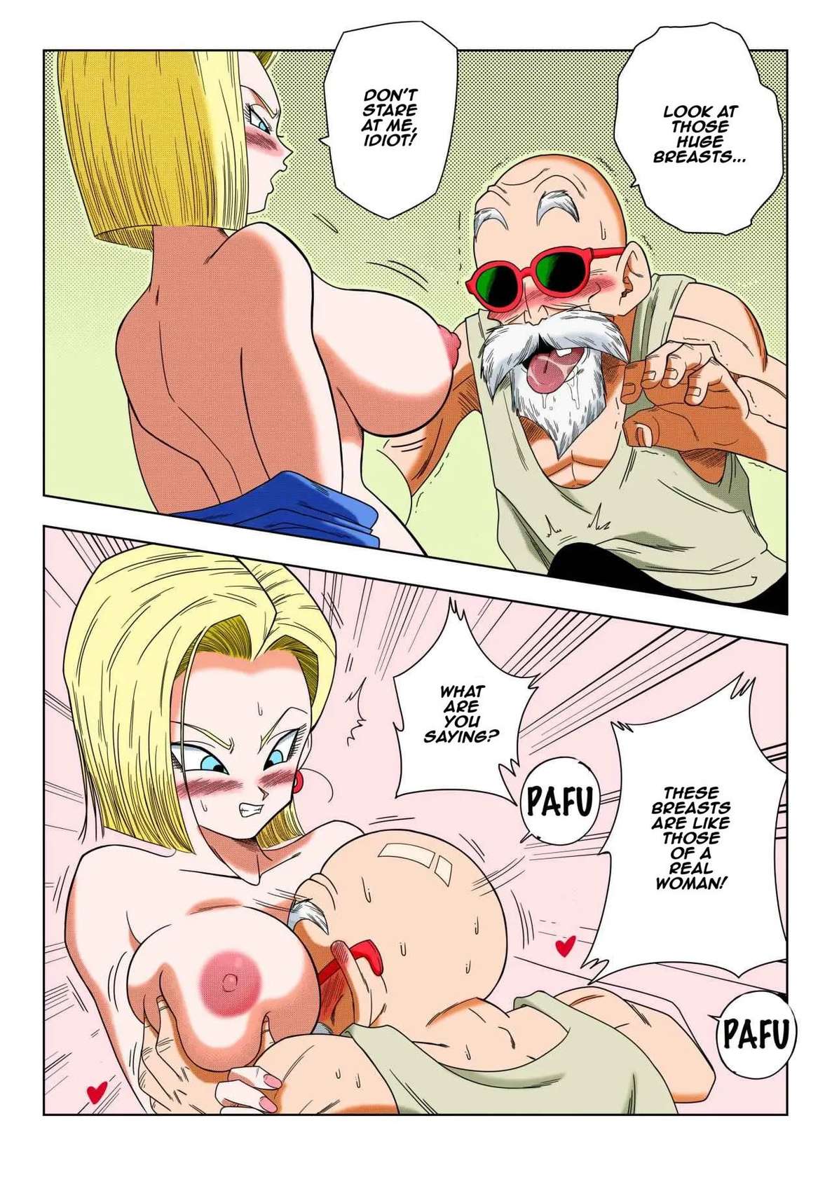 [Yamamoto] Android 18 vs Master Roshi (Dragon Ball Z) [English] [Decensored]