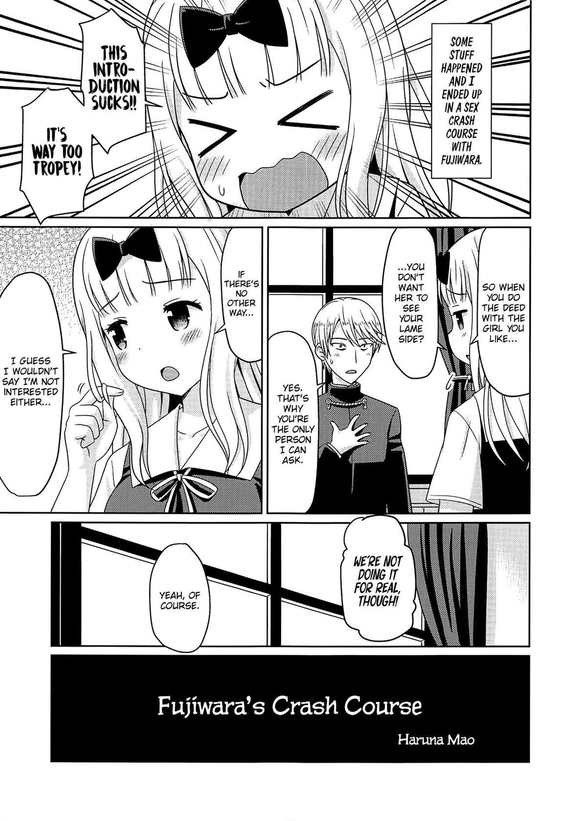 (C96) [Shinohara Heavy Industry (Haruna Mao, Akatsuki, Ukyochu)] Kaguyax (Kaguya-sama wa Kokurasetai) [English] [head empty]