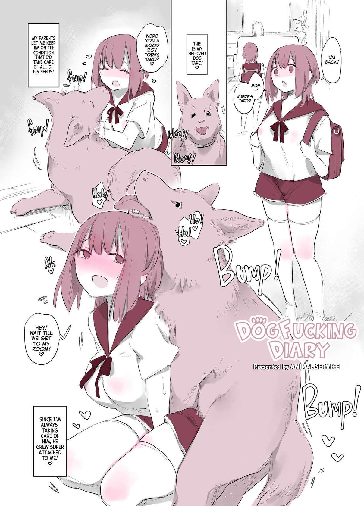 [ANIMAL SERVICE (Haison)] Inukan Nikki | DogFucking Diary! [English] [Team Rabu2] [Digital]