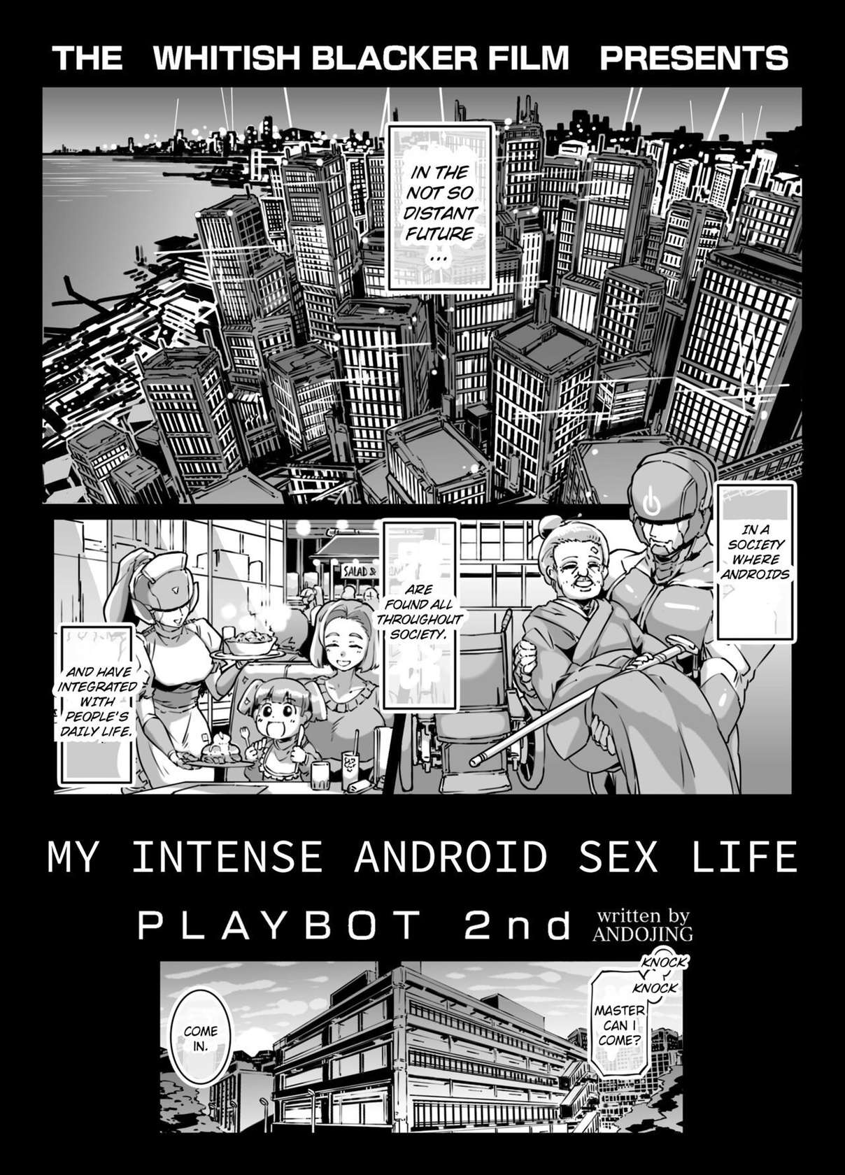 [Whitish Blacker (Andojing)] Noukou Android Seikatsu PLAYBOT Nikangou | My Intense Android Sex Life PLAYBOT Volume 2 [English] [naetranslates]