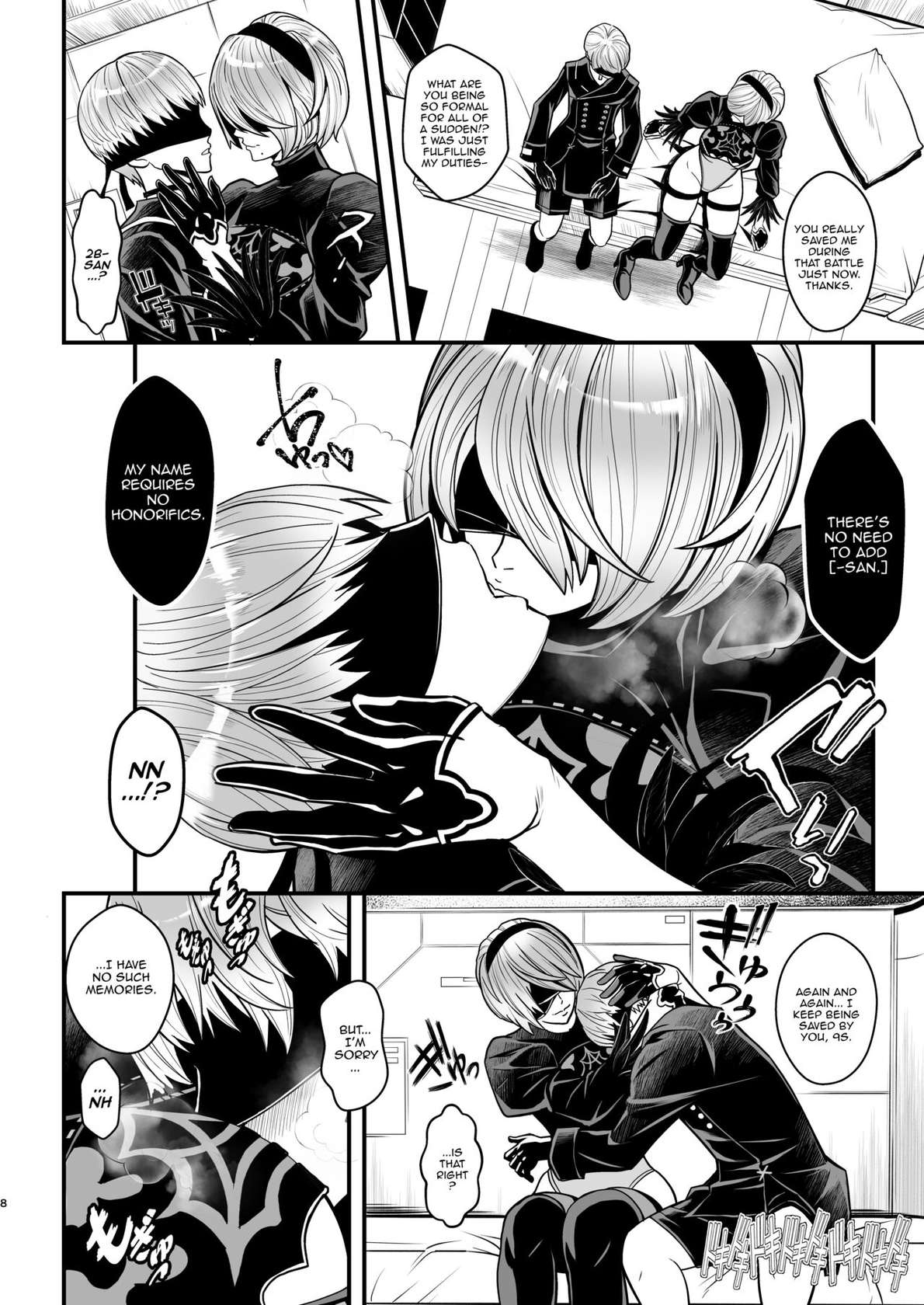 [Metabo Offensive Smell Uproar (Itachou)] Onna Senshinokyuusoku | Female Warrior Rest (Nier: Automata) [English] {Doujins.com} [Digital]