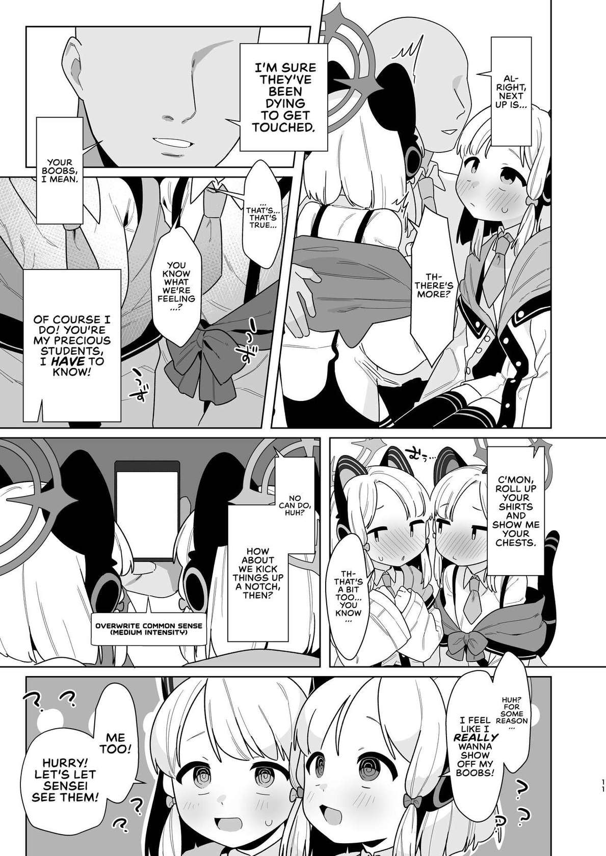 [Futas no Peanuts (Futsu no Tapiocaya-san)] BluArch Saimin-bu 2 ~Saiba Midori & Momoi Hen~ | The Blue Archive Mind Control Club ~Gamer Twins Chapter~ (Blue Archive) [English] [head empty] [Digital]