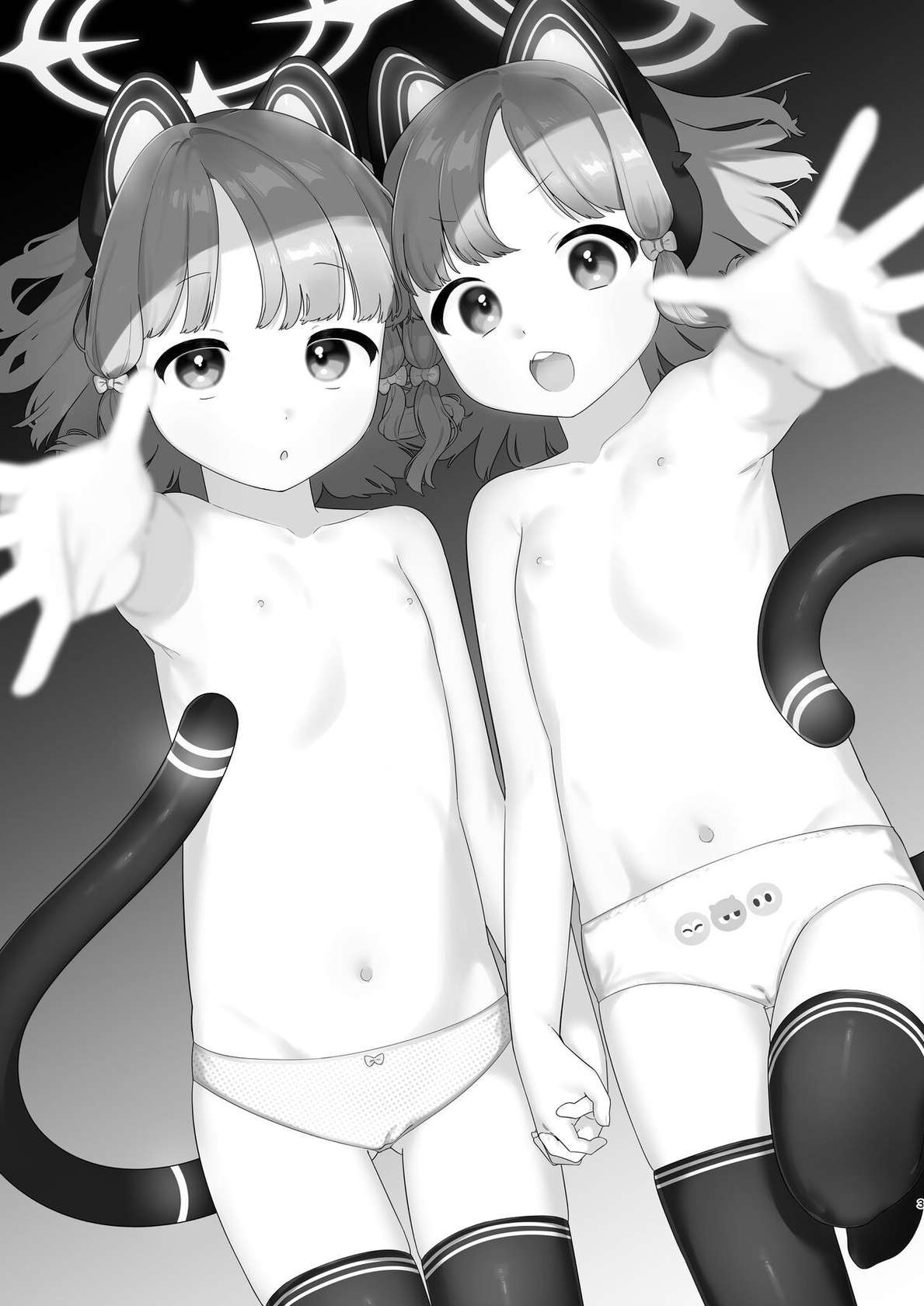 [Futas no Peanuts (Futsu no Tapiocaya-san)] BluArch Saimin-bu 2 ~Saiba Midori & Momoi Hen~ | The Blue Archive Mind Control Club ~Gamer Twins Chapter~ (Blue Archive) [English] [head empty] [Digital]