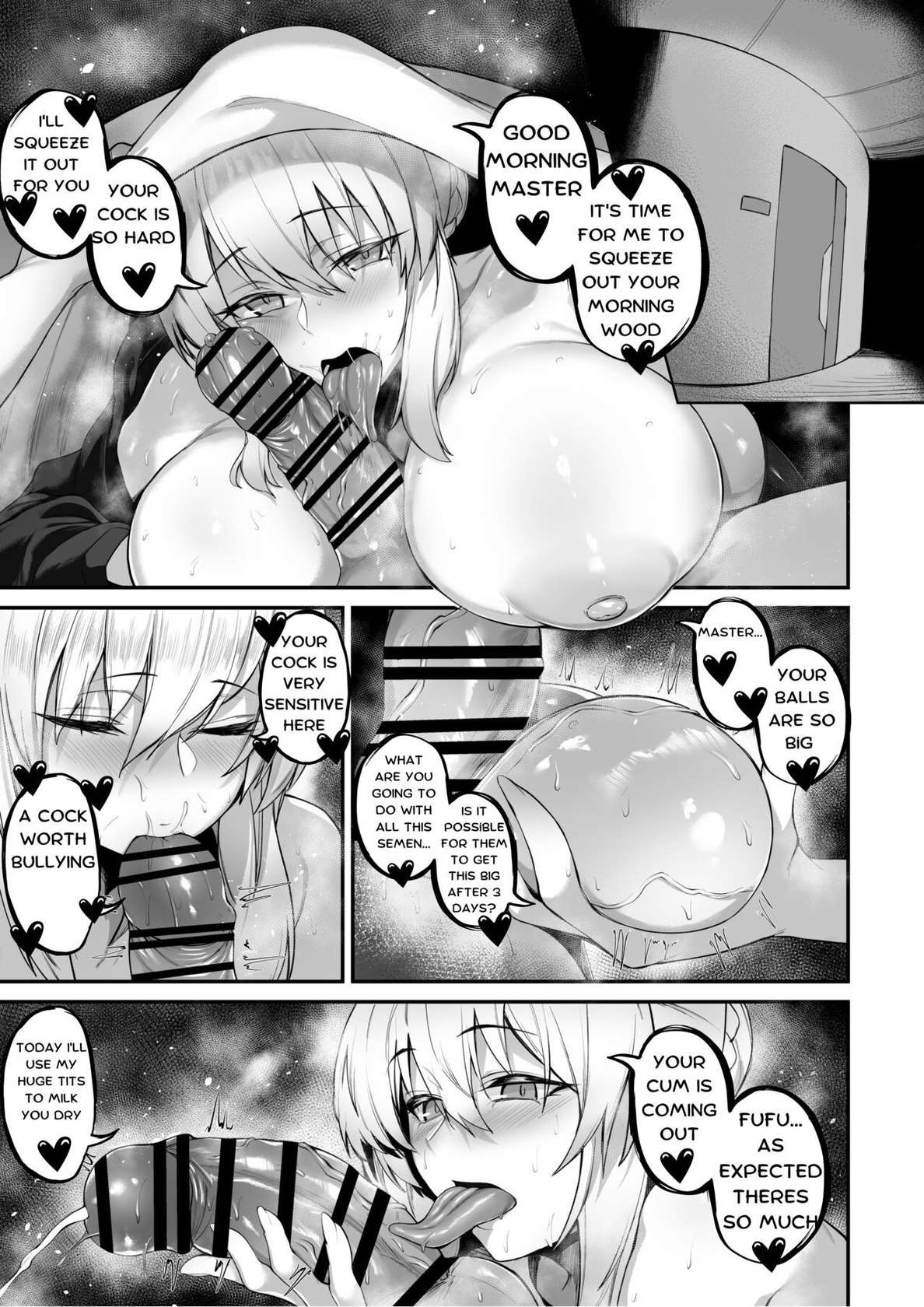 (C101) [ZENTANGLE (Hirasawa Zen)] Morgan and Her Sister's (Artoria Alter) Semen Squeezing Diary + Bonus Goods (Fate/Grand Order)