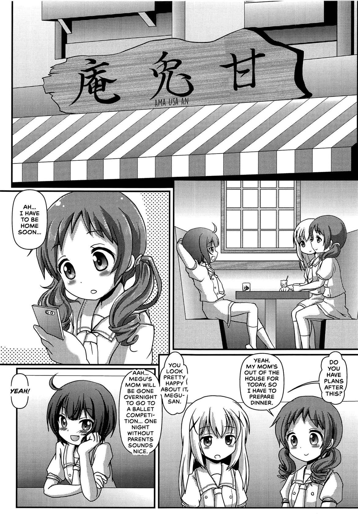 (COMIC1☆15) [Maichan Kikaku with Tenka-gomen (Final)] Himitsu no Hitori Lesson | Secret Solo Lesson (Gochuumon wa Usagi desu ka?) [English] [CulturedCommissions]