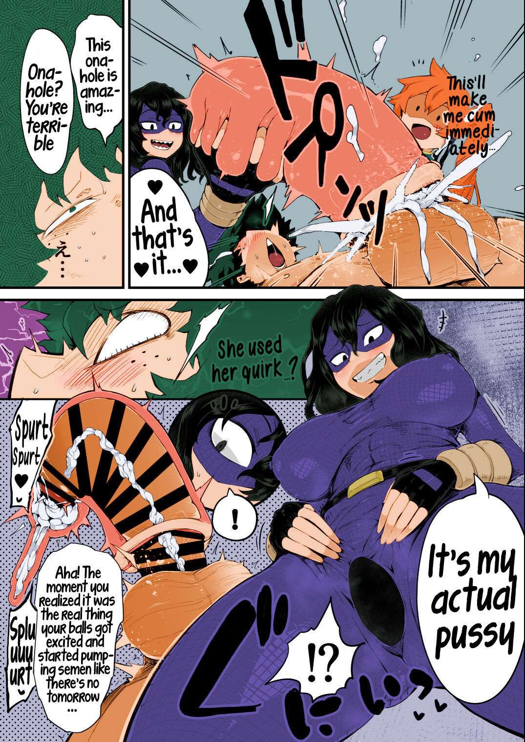 [slime_eer (Nutaunagi)] Boku to Nottori Villain Nakademia Vol. 4 | My, and the body-snatcher villain's Creampiedemia Vol. 4 (Boku no Hero Academia) [English] [Hikari no Kaze] [Colorized Miss One Life] [Digital] [Continues 2/3]