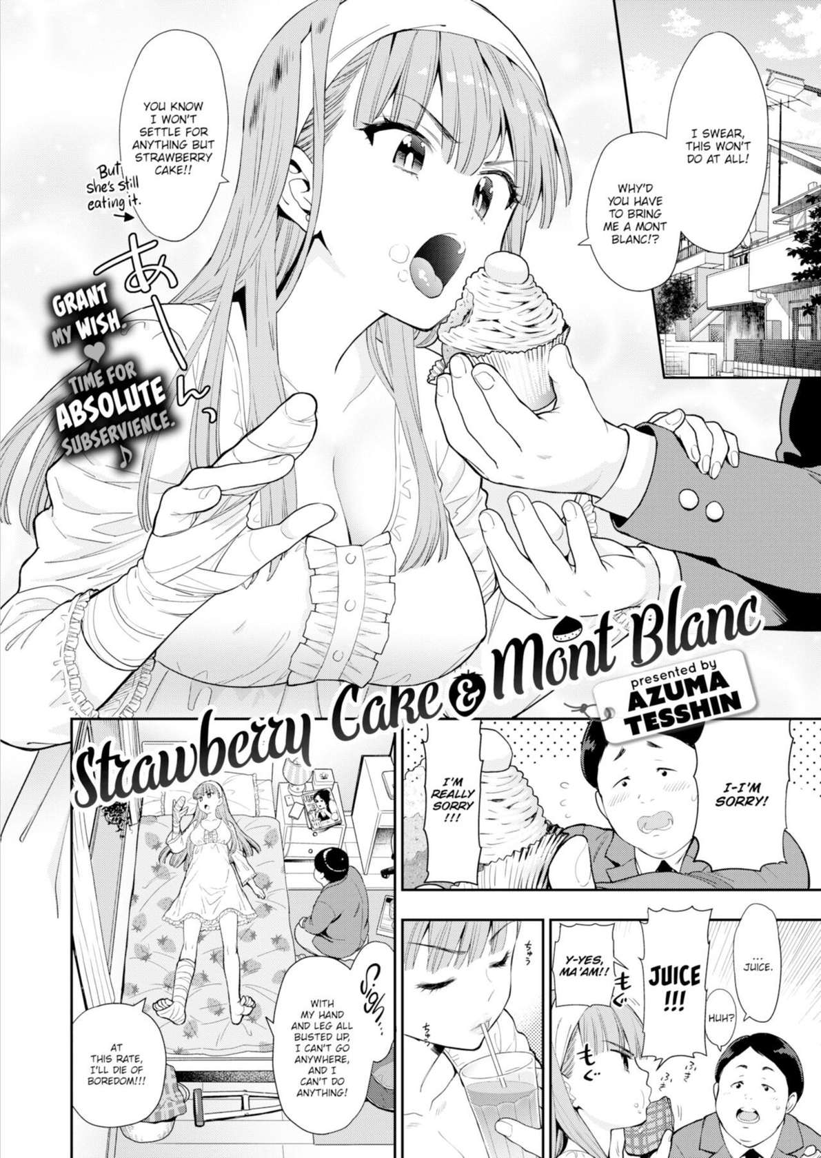 [Azuma Tesshin] Strawberry Cake & Mont Blanc [English] (Uncensored)