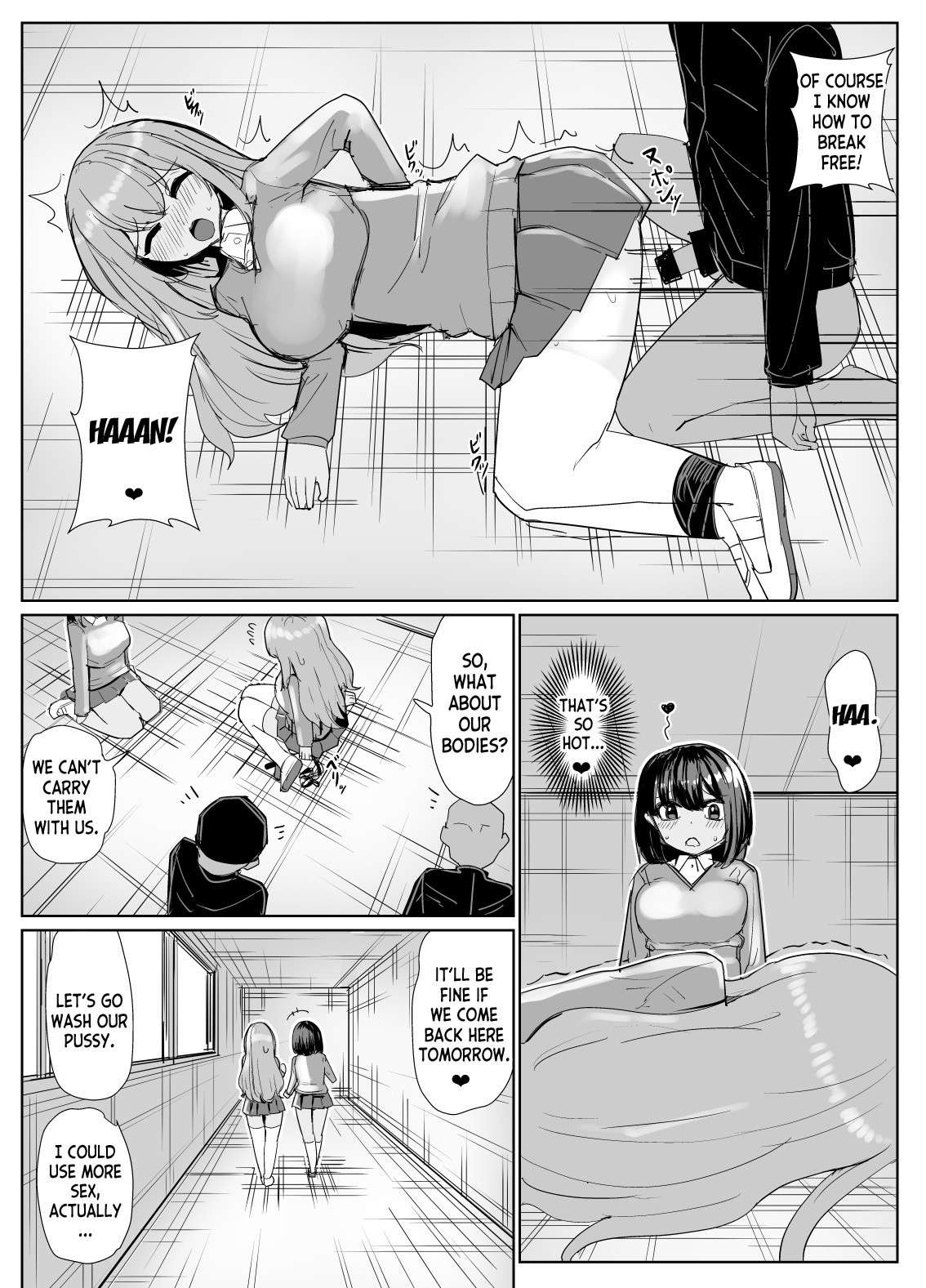 [tsuniverse (Yuniba)] Two Guys Possession TSF Manga 8P (Fantia) [English] [desudesu]