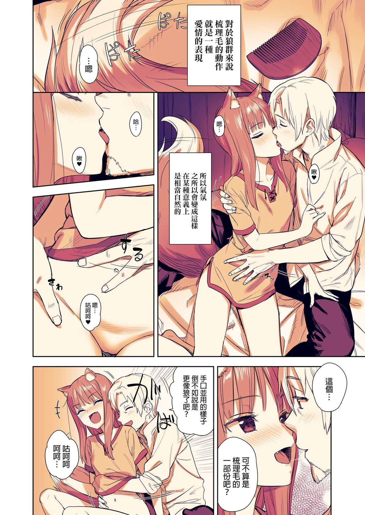 [Ajisaidenden (Kawakami Rokkaku, Takanashi Rei)] Wacchi to Shippori Kezukuroi Hon (Spice and Wolf) [Digital] [Revision] [Chinese] [final個人漢化] [Decensored]