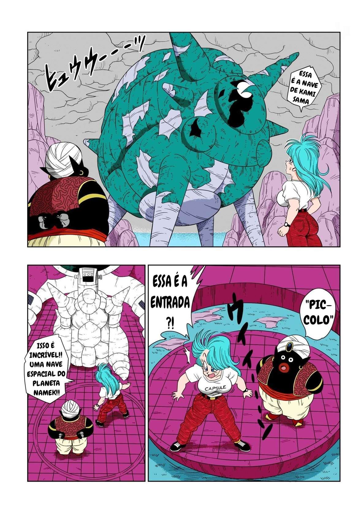 Dragon Ball Bulma e Mr.Popo