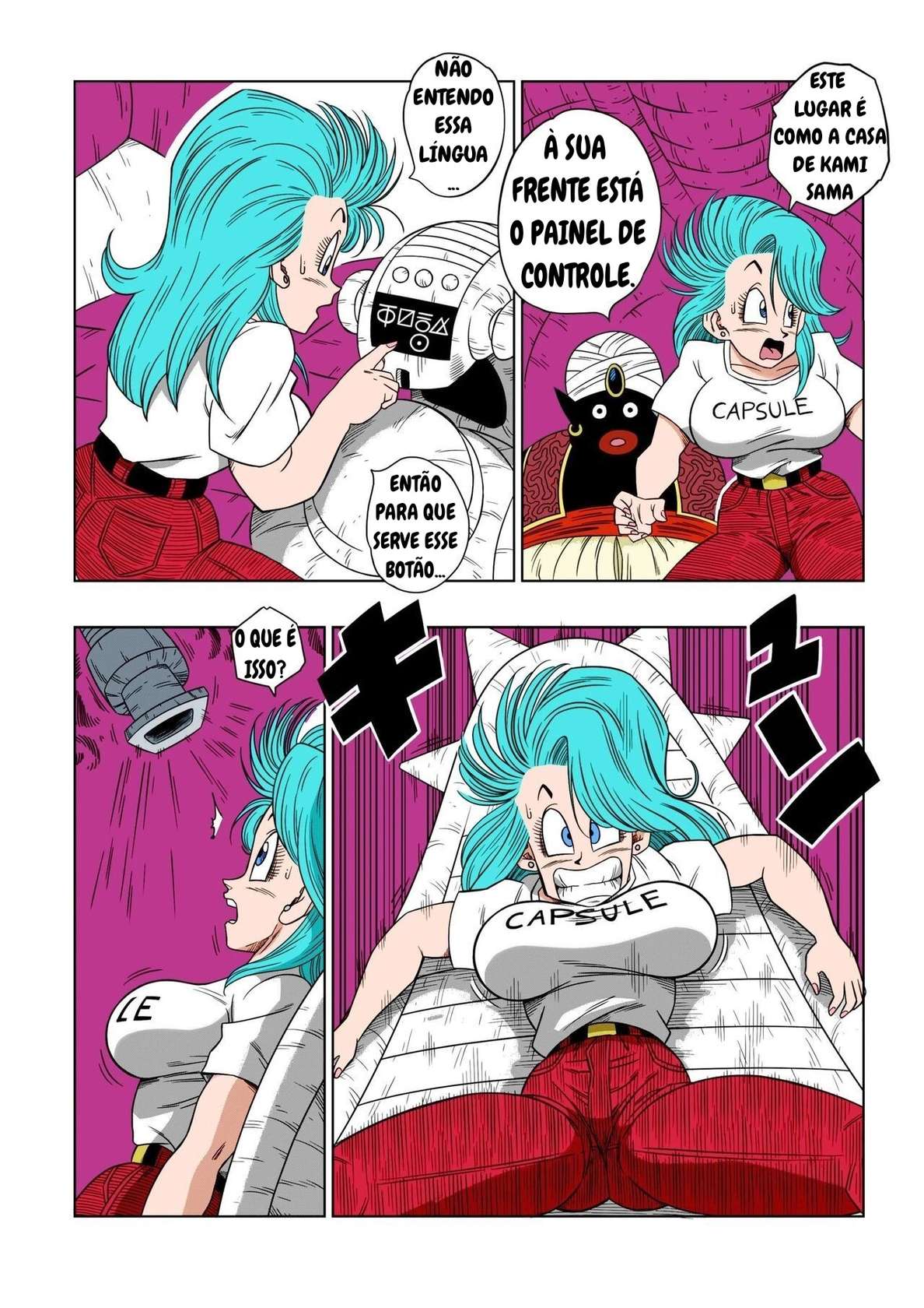 Dragon Ball Bulma e Mr.Popo