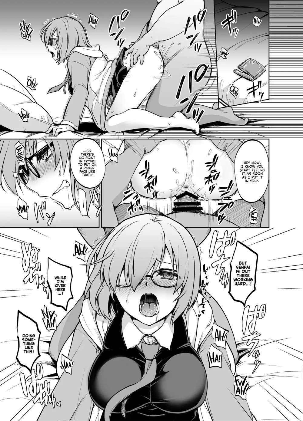 Senpai Ga Rayshift Chuu Dake Kankei O Sematte Kuru Seiyoku Ousei Na Chaldea Shokuin Oji-san To Mash [Oneshot]