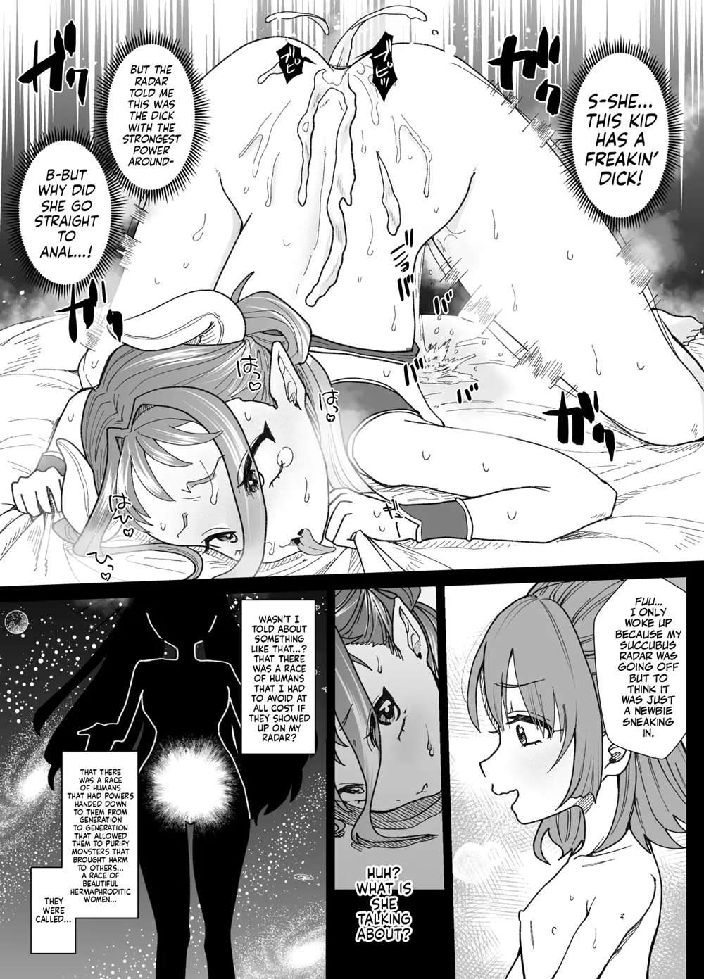 The Newbie Succubus Suffers A Crushing Defeat To A Futanari Dick [Oneshot]